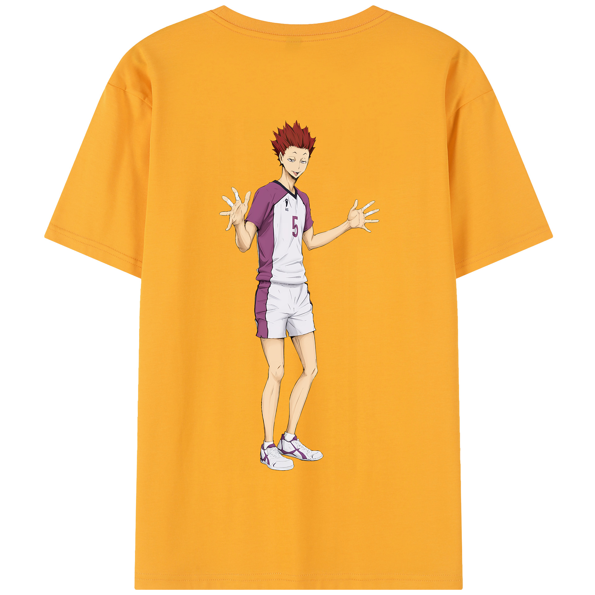 （画像用） ハイキュー!! Haikyu!! 綿100％半袖Tシャツ（背面プリント）