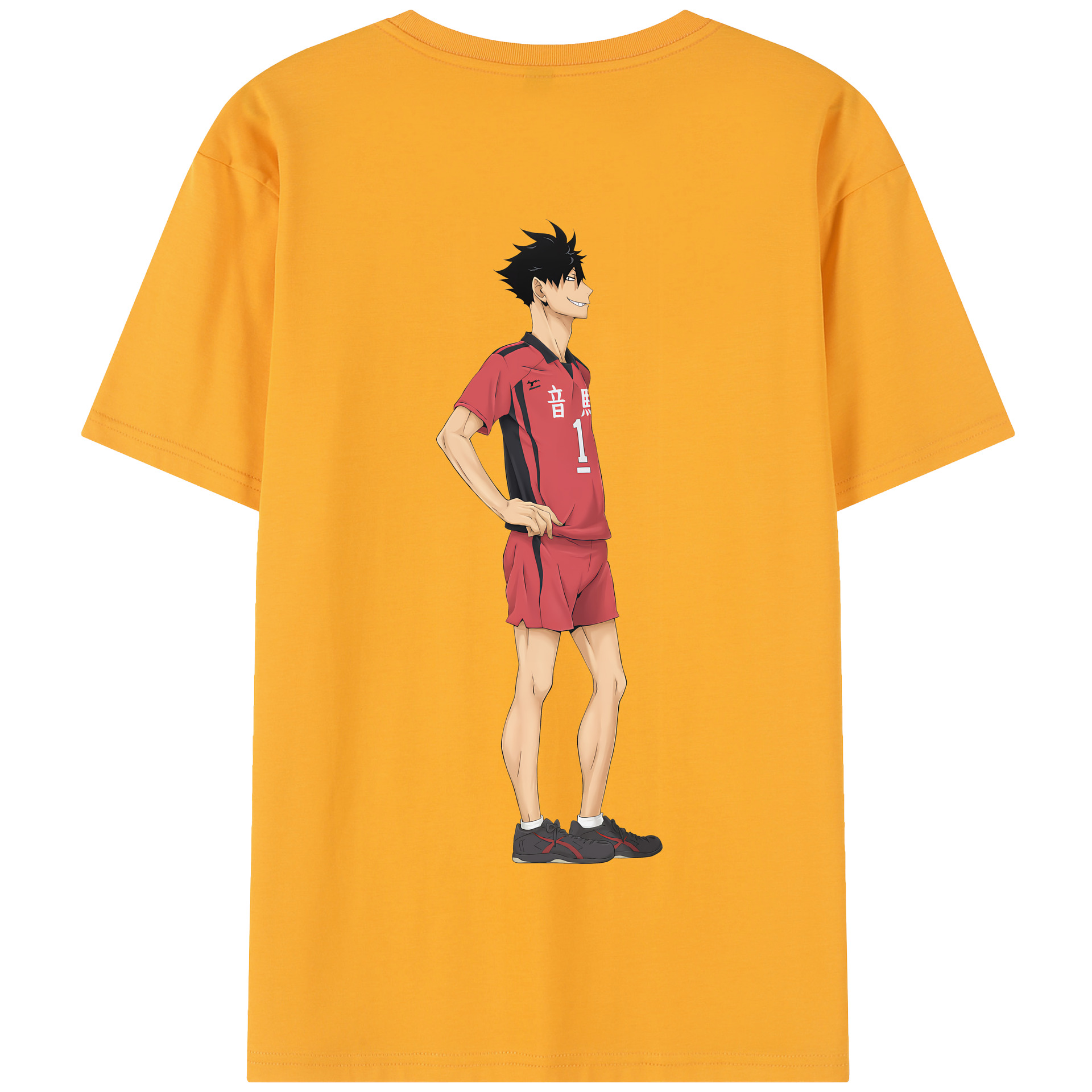 （画像用） ハイキュー!! Haikyu!! 綿100％半袖Tシャツ（背面プリント）