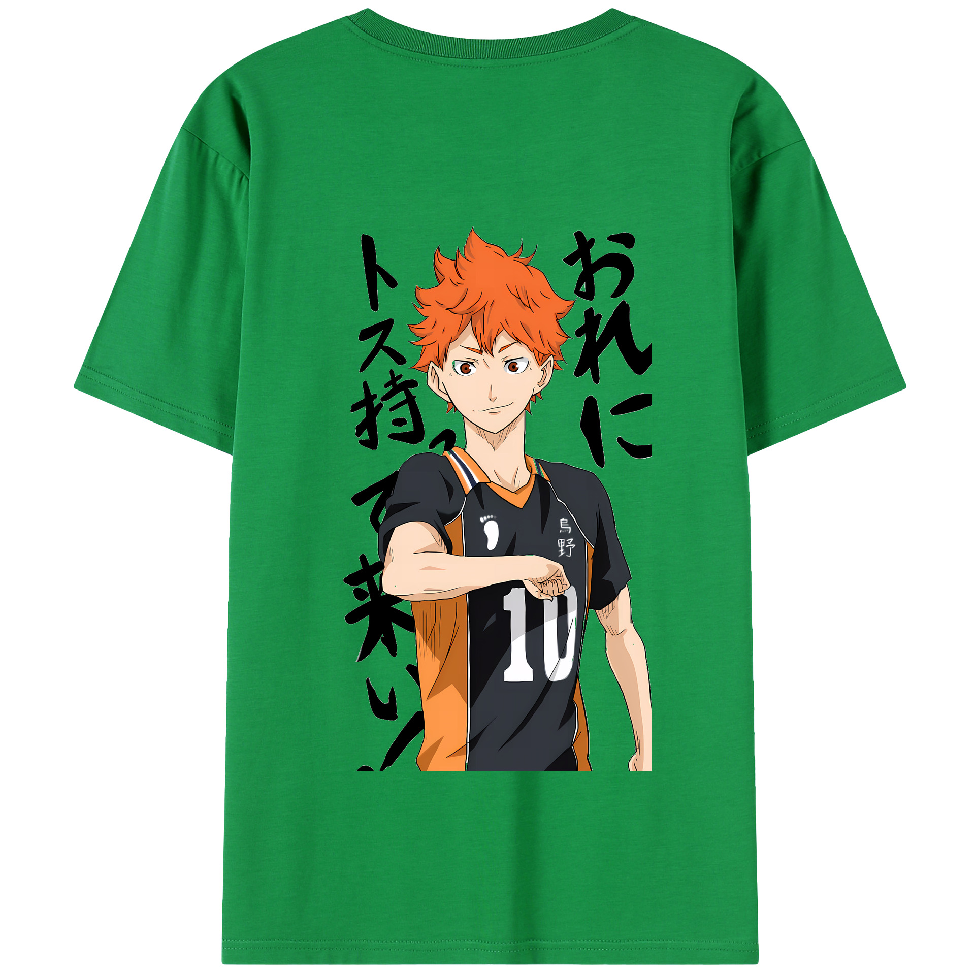 （画像用） ハイキュー!! Haikyu!! 綿100％半袖Tシャツ（背面プリント）