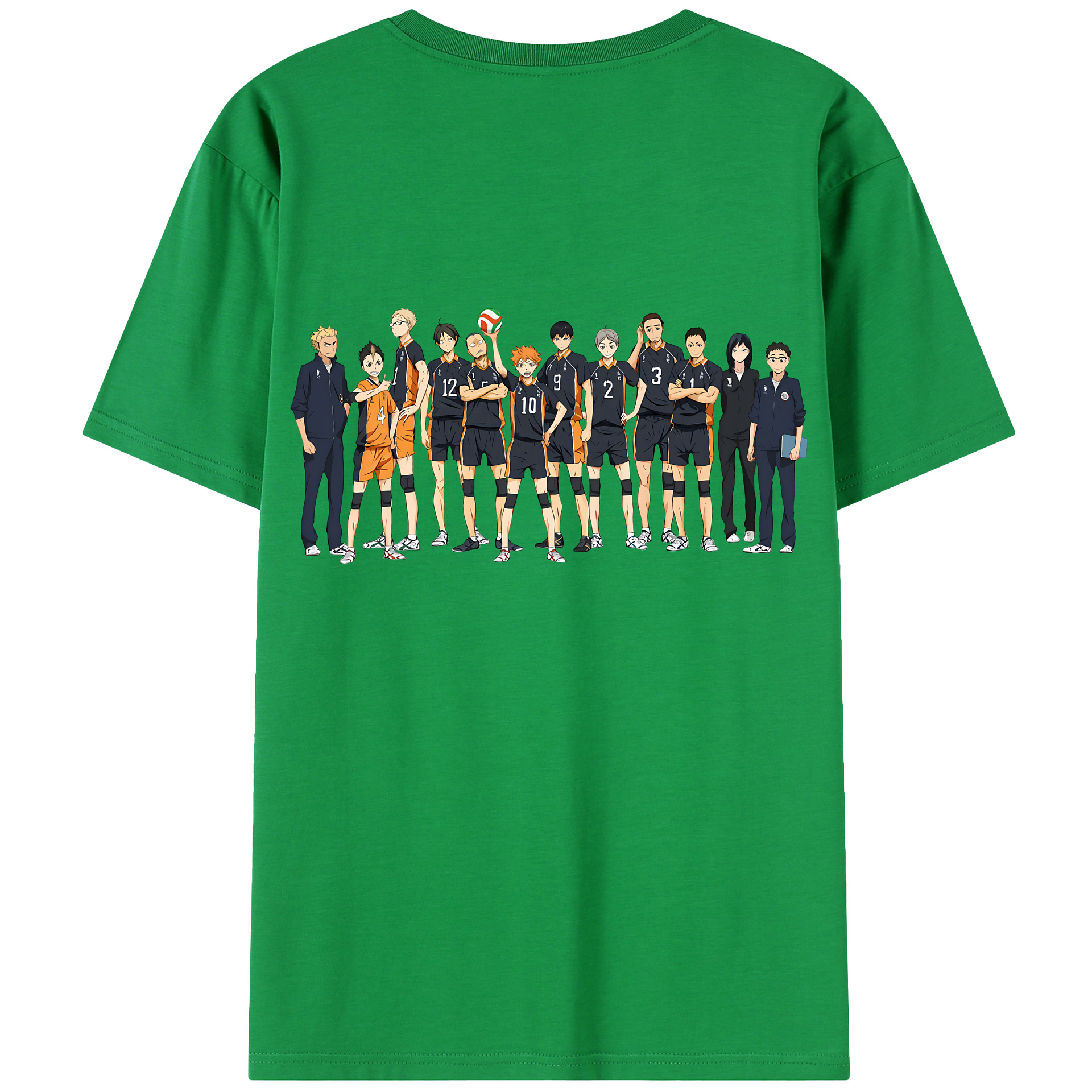 （画像用） ハイキュー!! Haikyu!! 綿100％半袖Tシャツ（背面プリント）