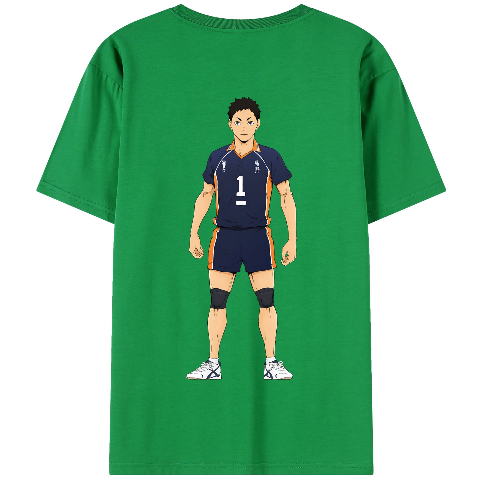（画像用） ハイキュー!! Haikyu!! 綿100％半袖Tシャツ（背面プリント）