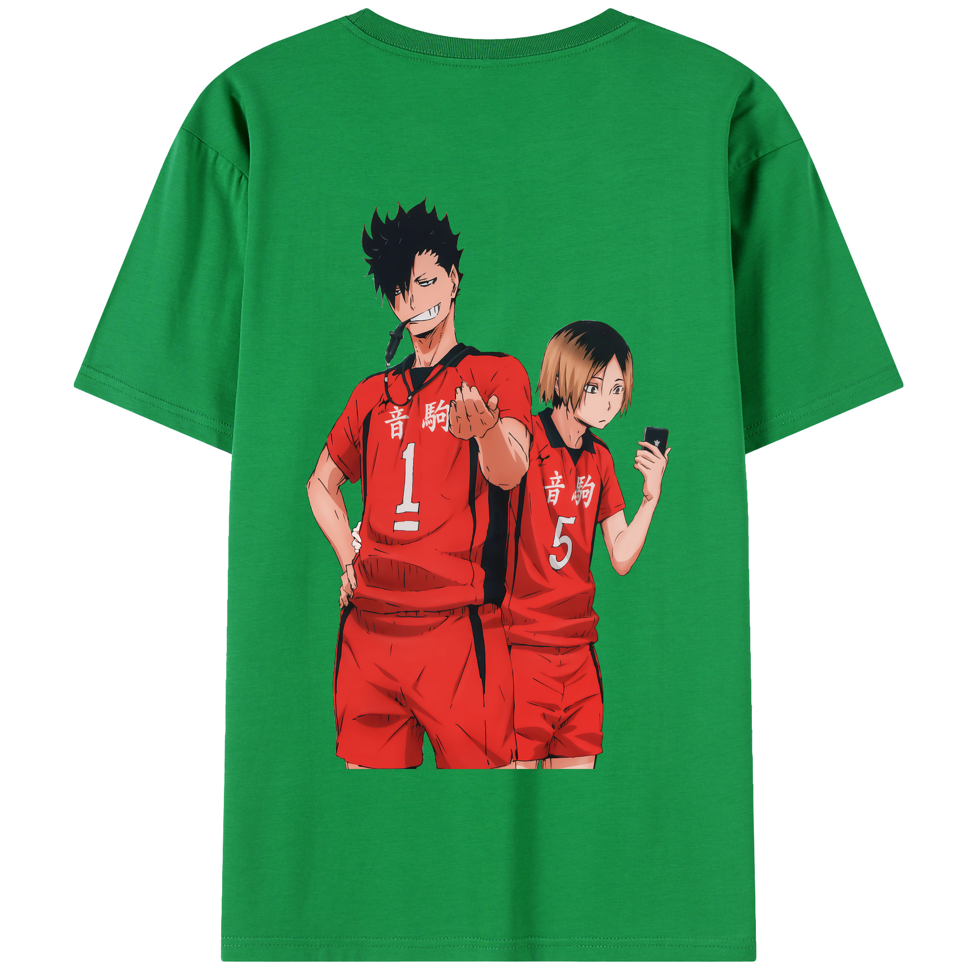 （画像用） ハイキュー!! Haikyu!! 綿100％半袖Tシャツ（背面プリント）
