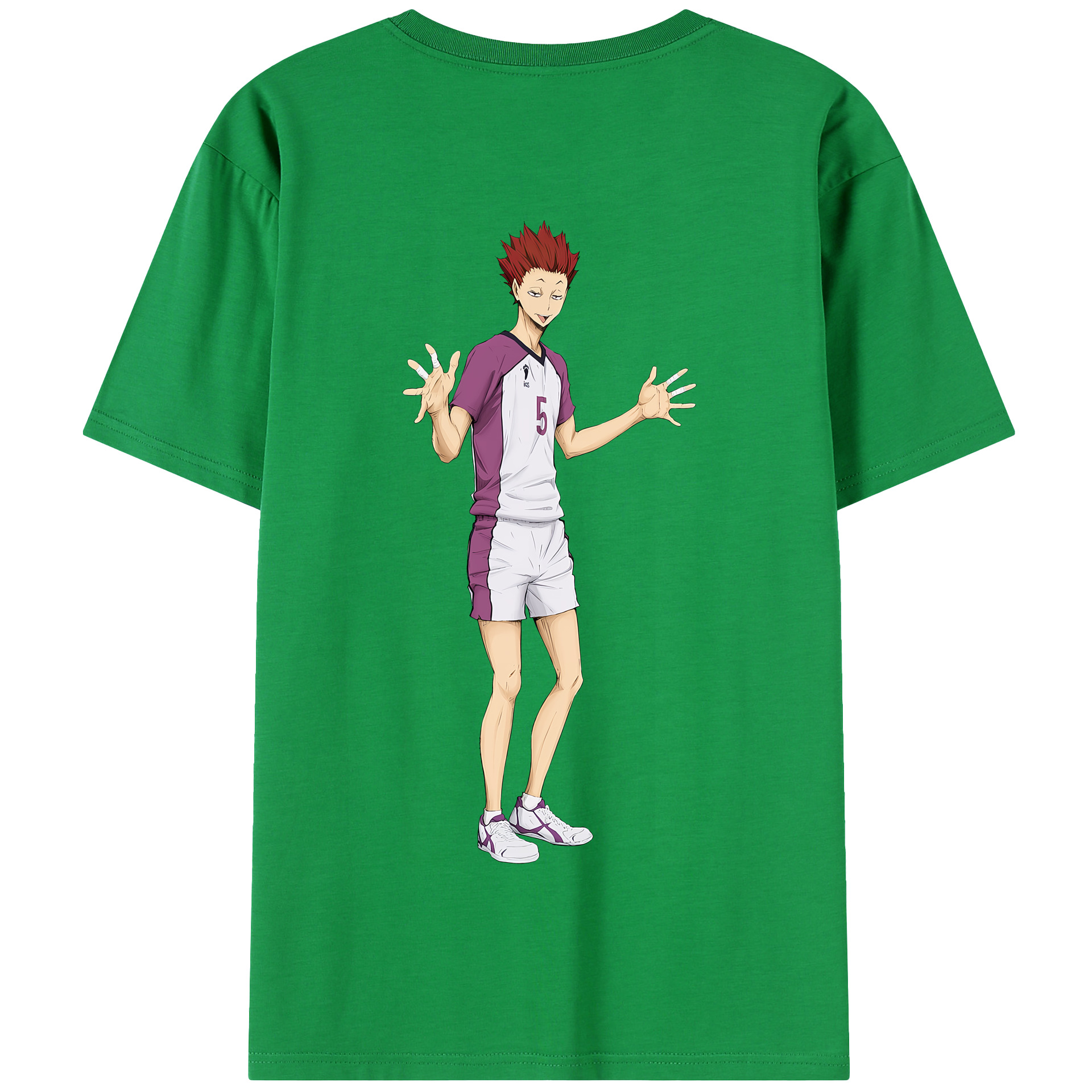 （画像用） ハイキュー!! Haikyu!! 綿100％半袖Tシャツ（背面プリント）