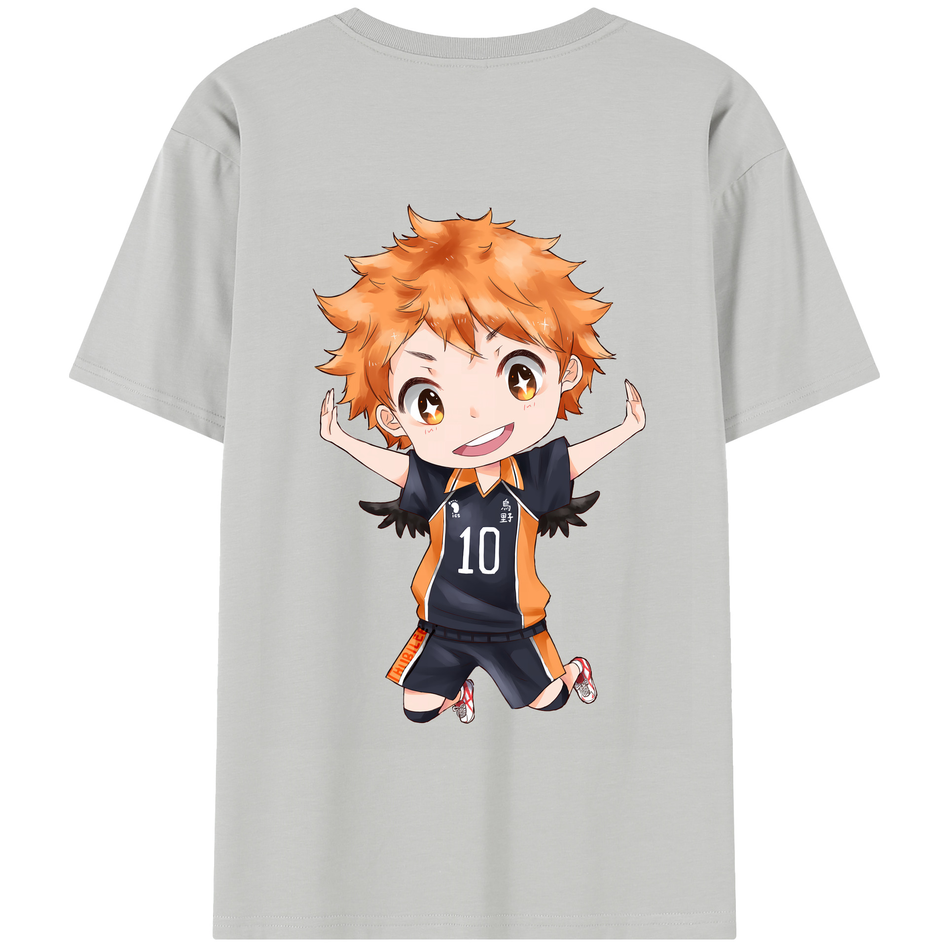 （画像用） ハイキュー!! Haikyu!! 綿100％半袖Tシャツ（背面プリント）