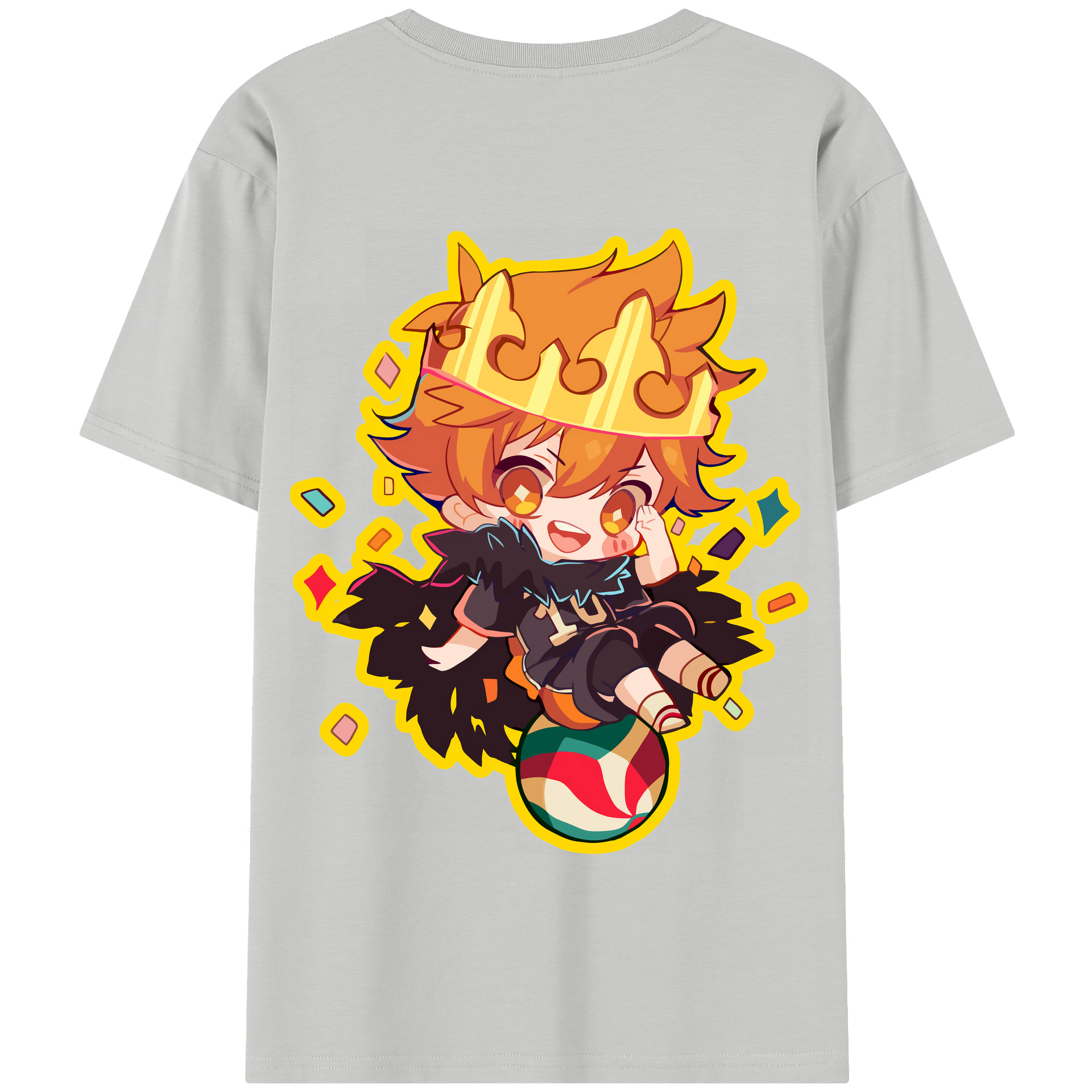 （画像用） ハイキュー!! Haikyu!! 綿100％半袖Tシャツ（背面プリント）