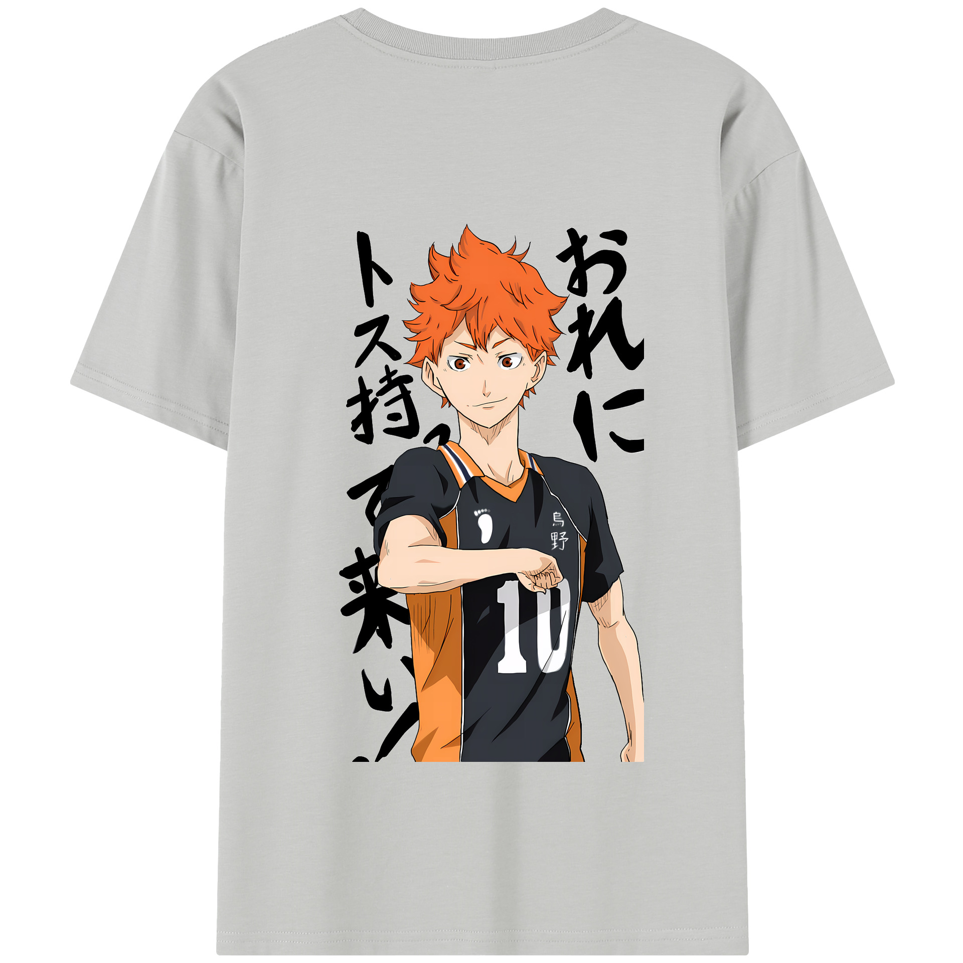 （画像用） ハイキュー!! Haikyu!! 綿100％半袖Tシャツ（背面プリント）