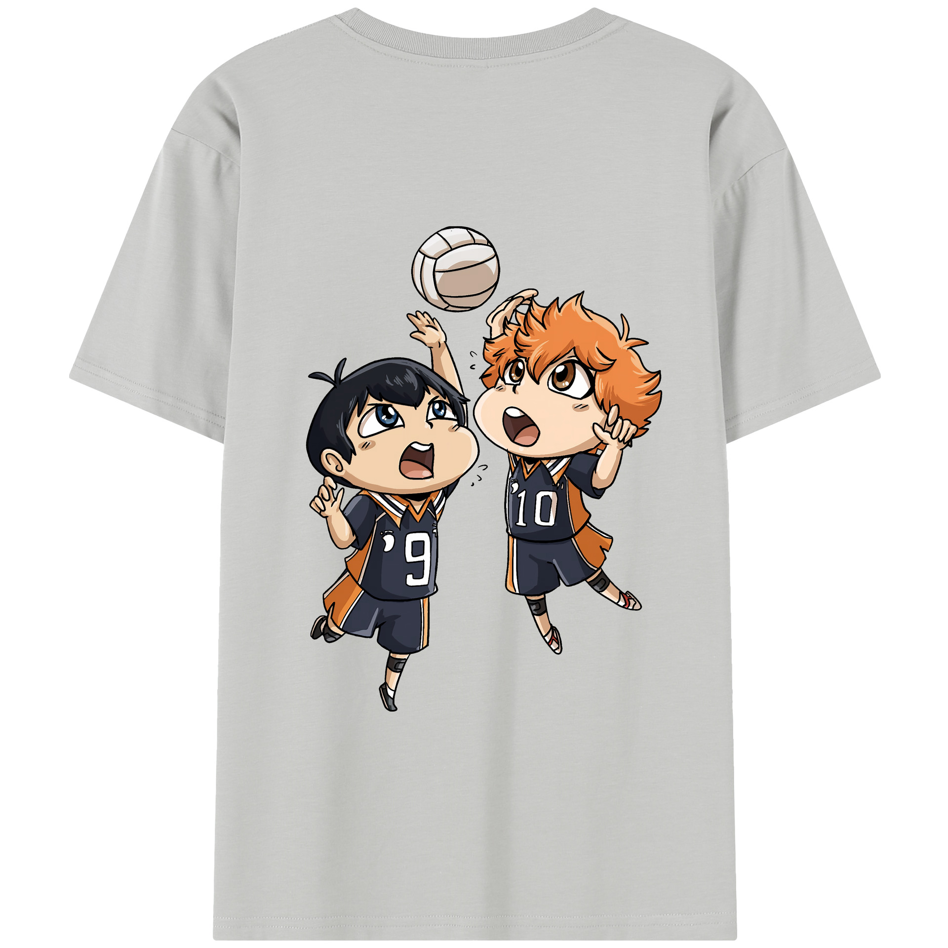 （画像用） ハイキュー!! Haikyu!! 綿100％半袖Tシャツ（背面プリント）