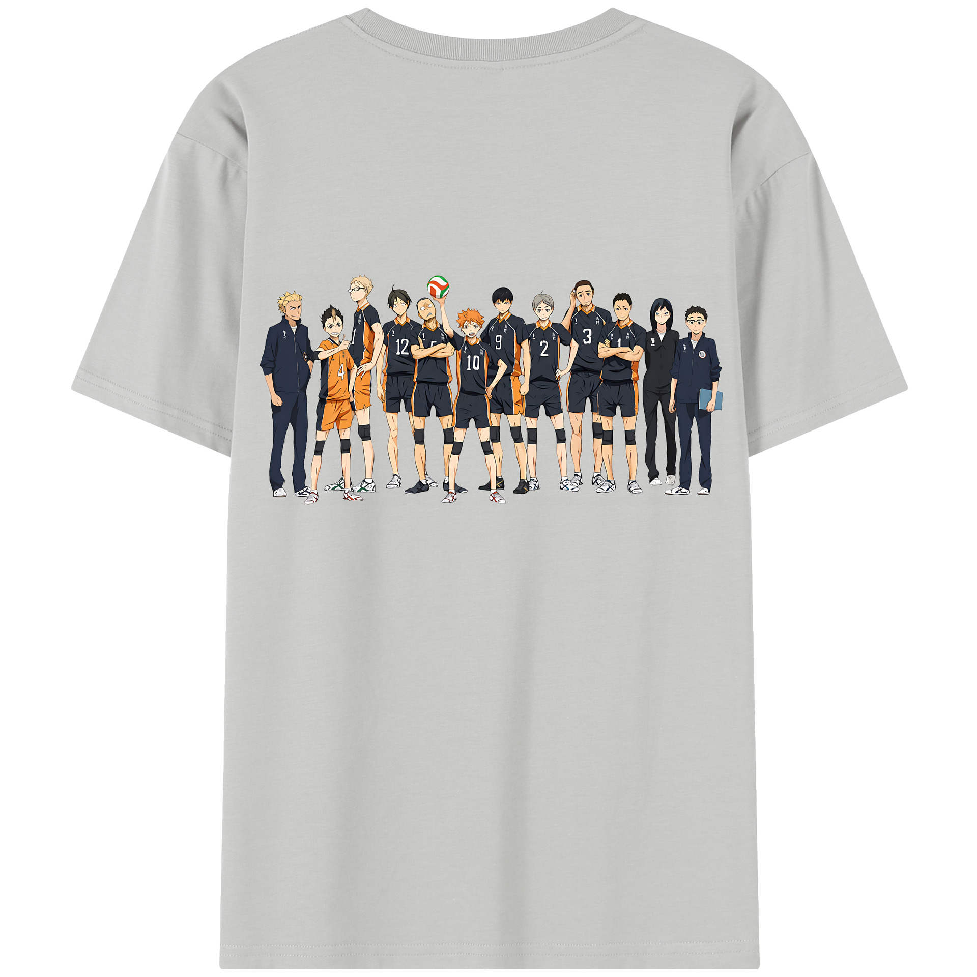 （画像用） ハイキュー!! Haikyu!! 綿100％半袖Tシャツ（背面プリント）