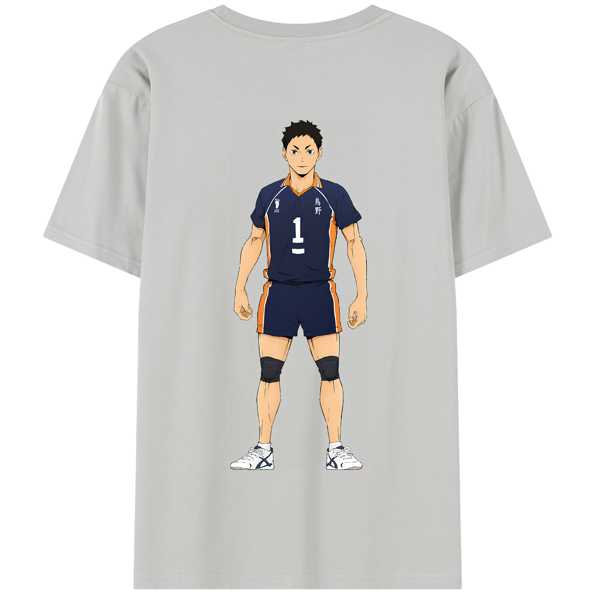 （画像用） ハイキュー!! Haikyu!! 綿100％半袖Tシャツ（背面プリント）
