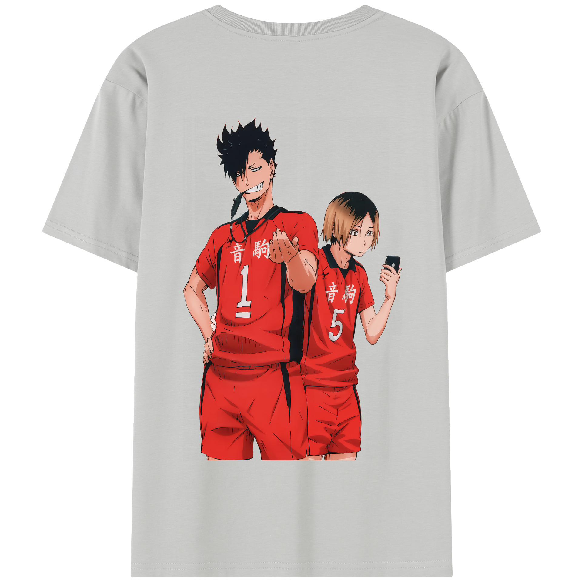（画像用） ハイキュー!! Haikyu!! 綿100％半袖Tシャツ（背面プリント）