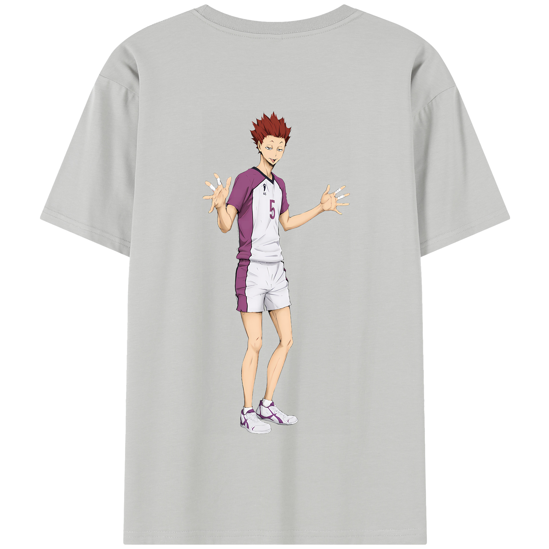 （画像用） ハイキュー!! Haikyu!! 綿100％半袖Tシャツ（背面プリント）