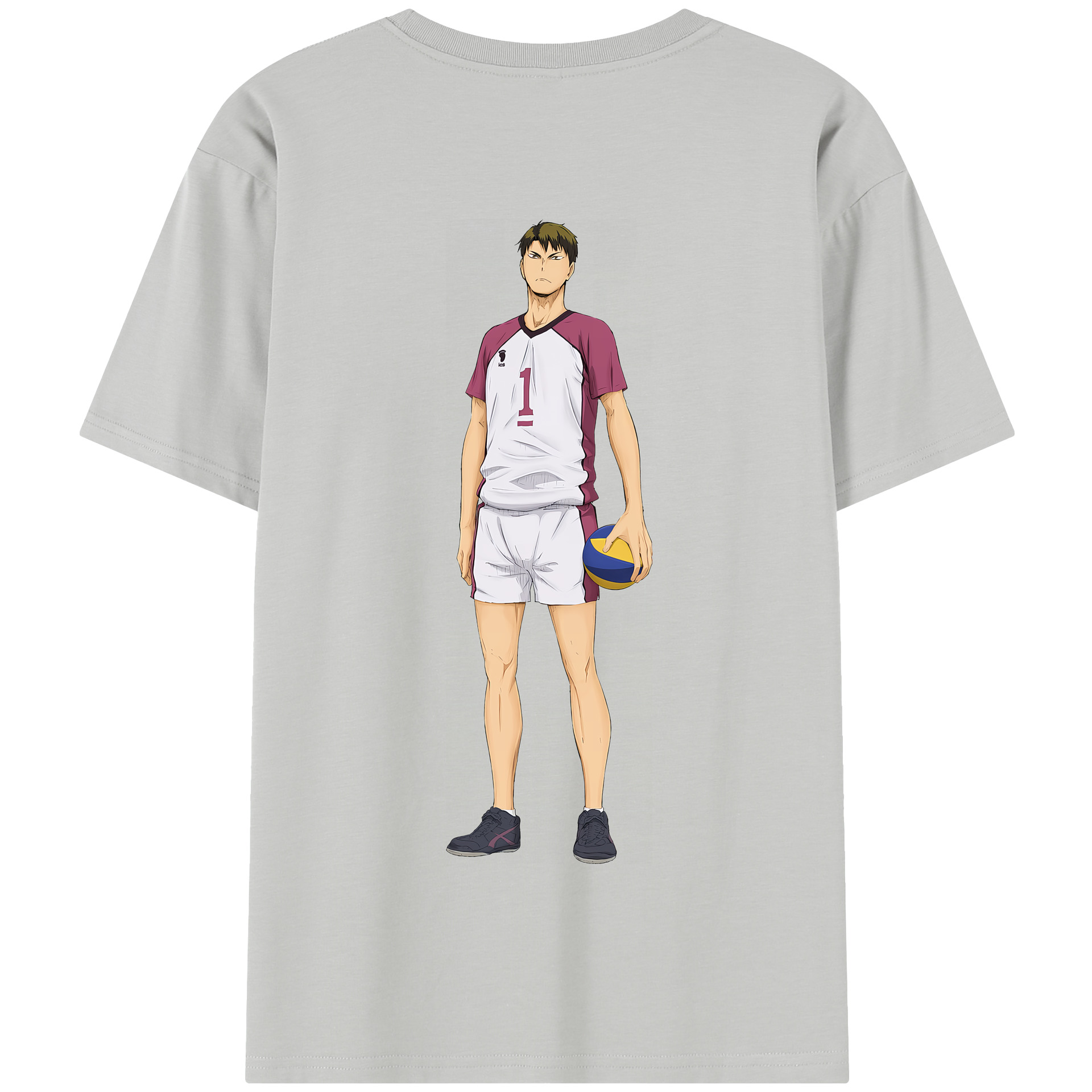 （画像用） ハイキュー!! Haikyu!! 綿100％半袖Tシャツ（背面プリント）