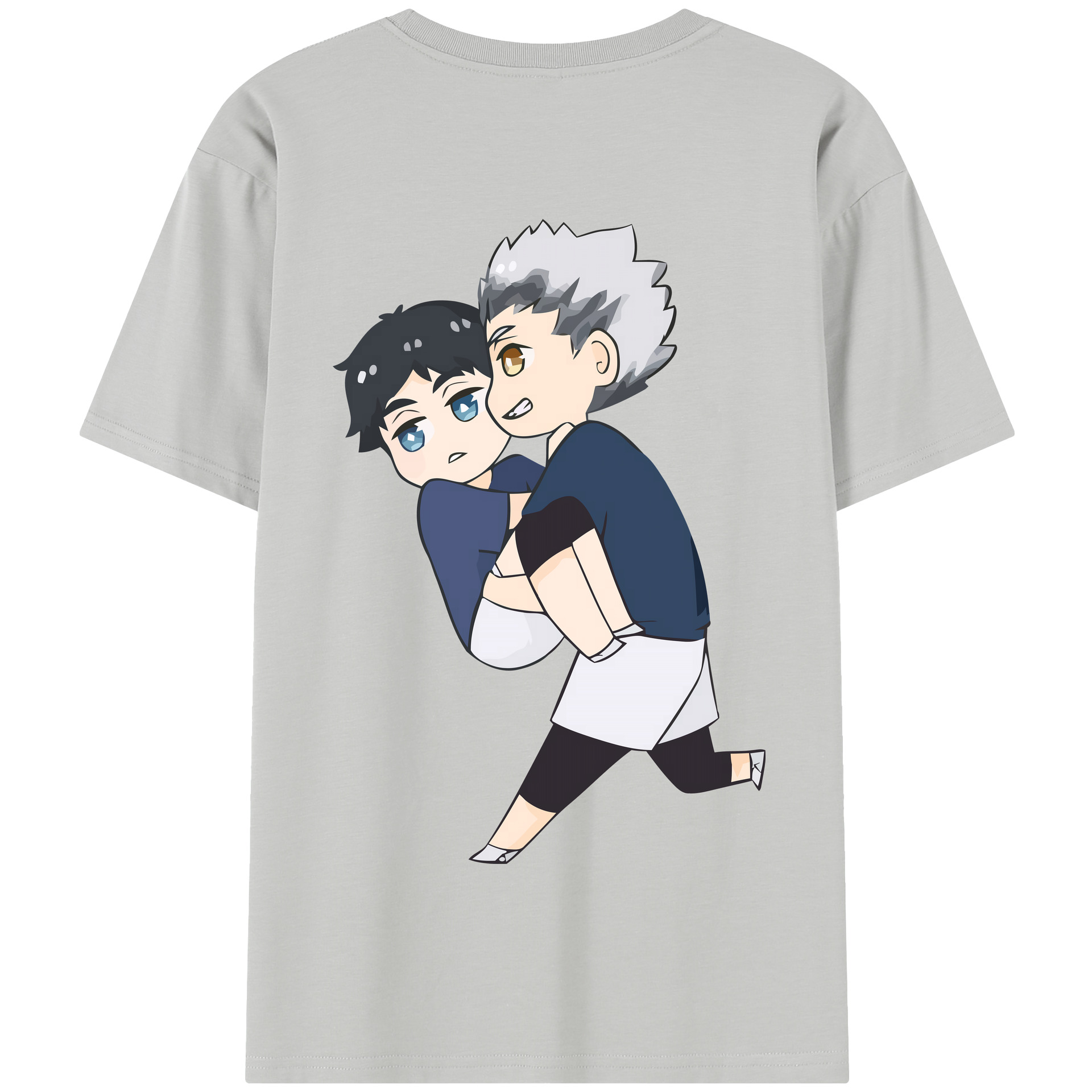 （画像用） ハイキュー!! Haikyu!! 綿100％半袖Tシャツ（背面プリント）