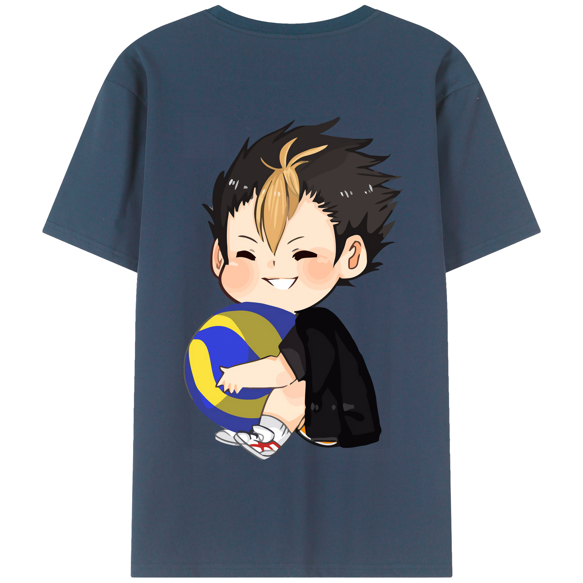 （画像用） ハイキュー!! Haikyu!! 綿100％半袖Tシャツ（背面プリント）