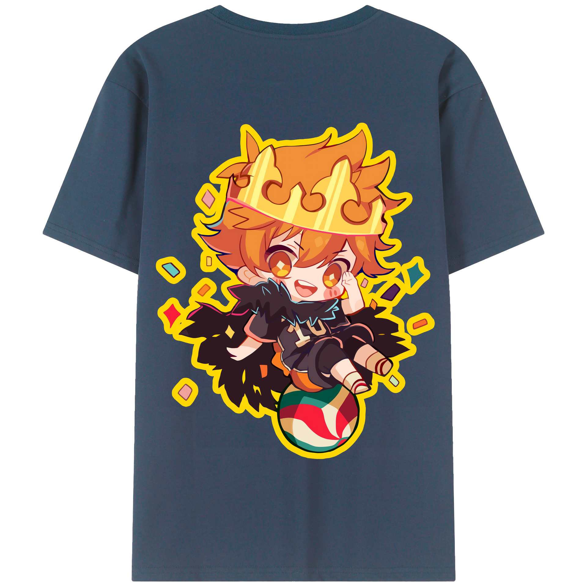 （画像用） ハイキュー!! Haikyu!! 綿100％半袖Tシャツ（背面プリント）