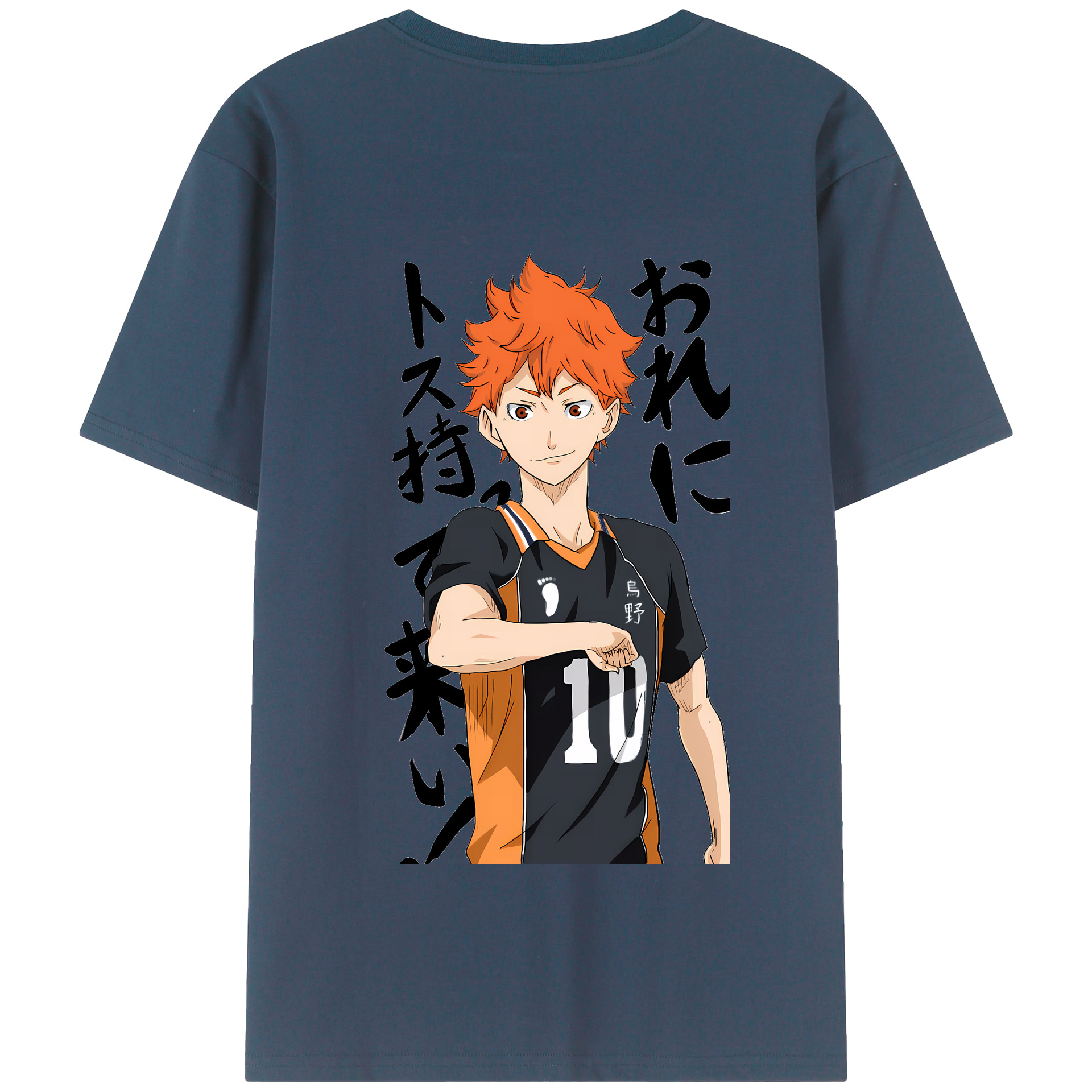 （画像用） ハイキュー!! Haikyu!! 綿100％半袖Tシャツ（背面プリント）