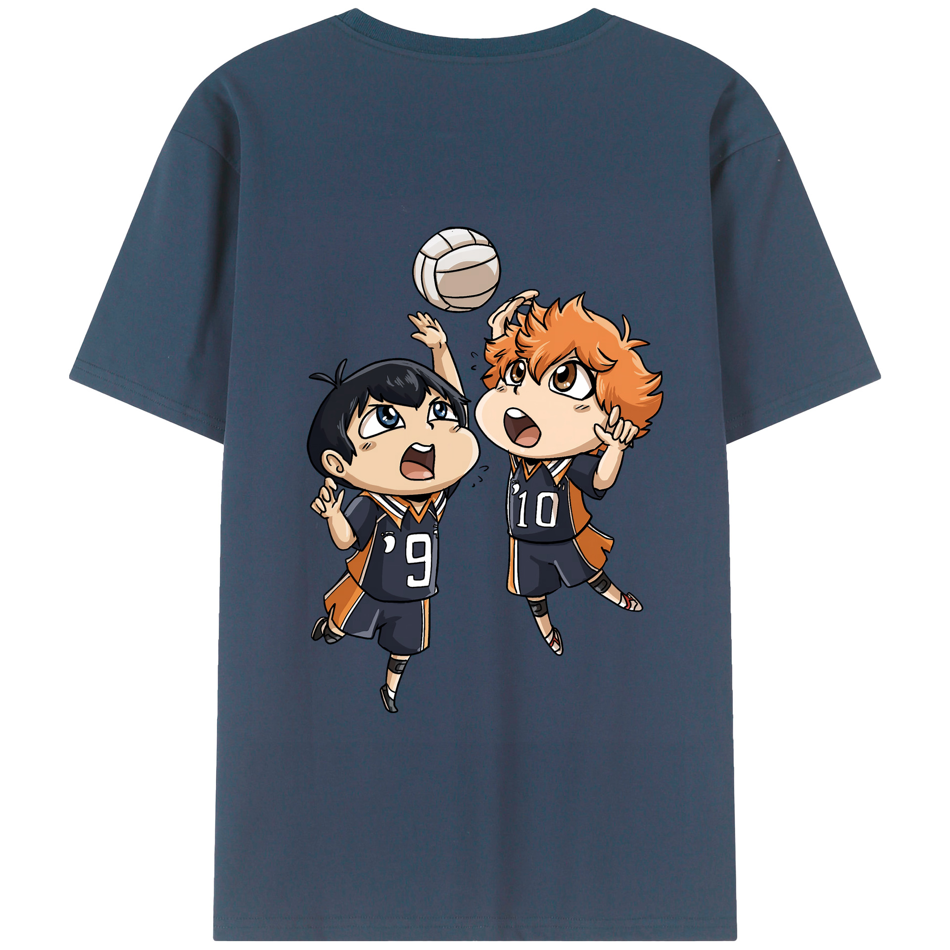 （画像用） ハイキュー!! Haikyu!! 綿100％半袖Tシャツ（背面プリント）