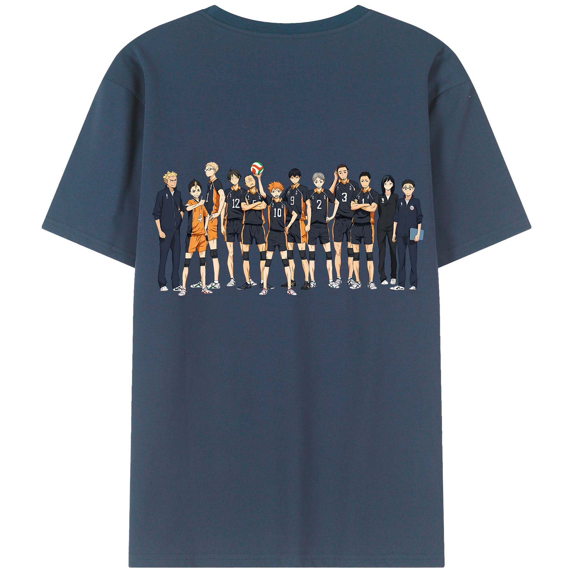 （画像用） ハイキュー!! Haikyu!! 綿100％半袖Tシャツ（背面プリント）