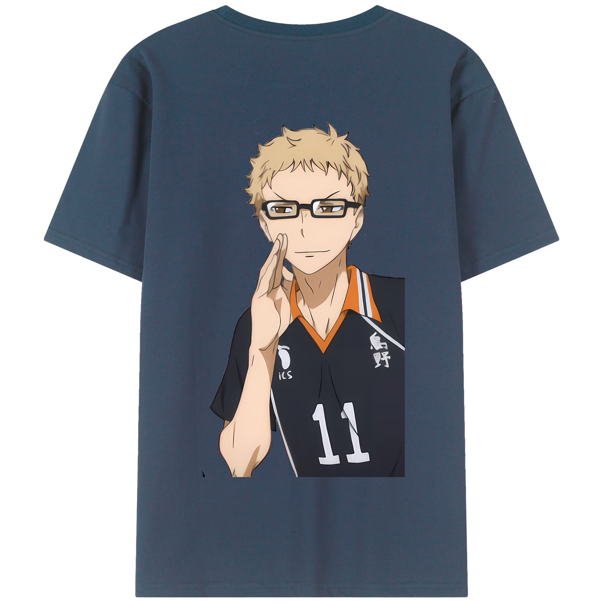 （画像用） ハイキュー!! Haikyu!! 綿100％半袖Tシャツ（背面プリント）