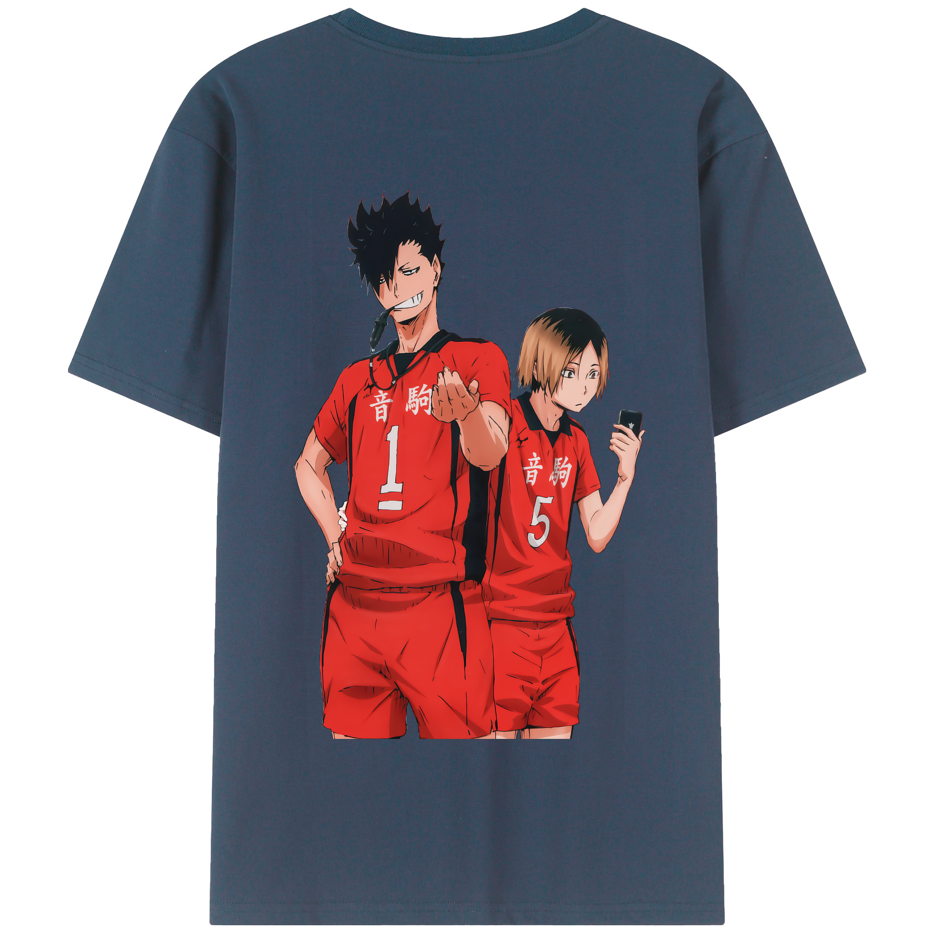 （画像用） ハイキュー!! Haikyu!! 綿100％半袖Tシャツ（背面プリント）