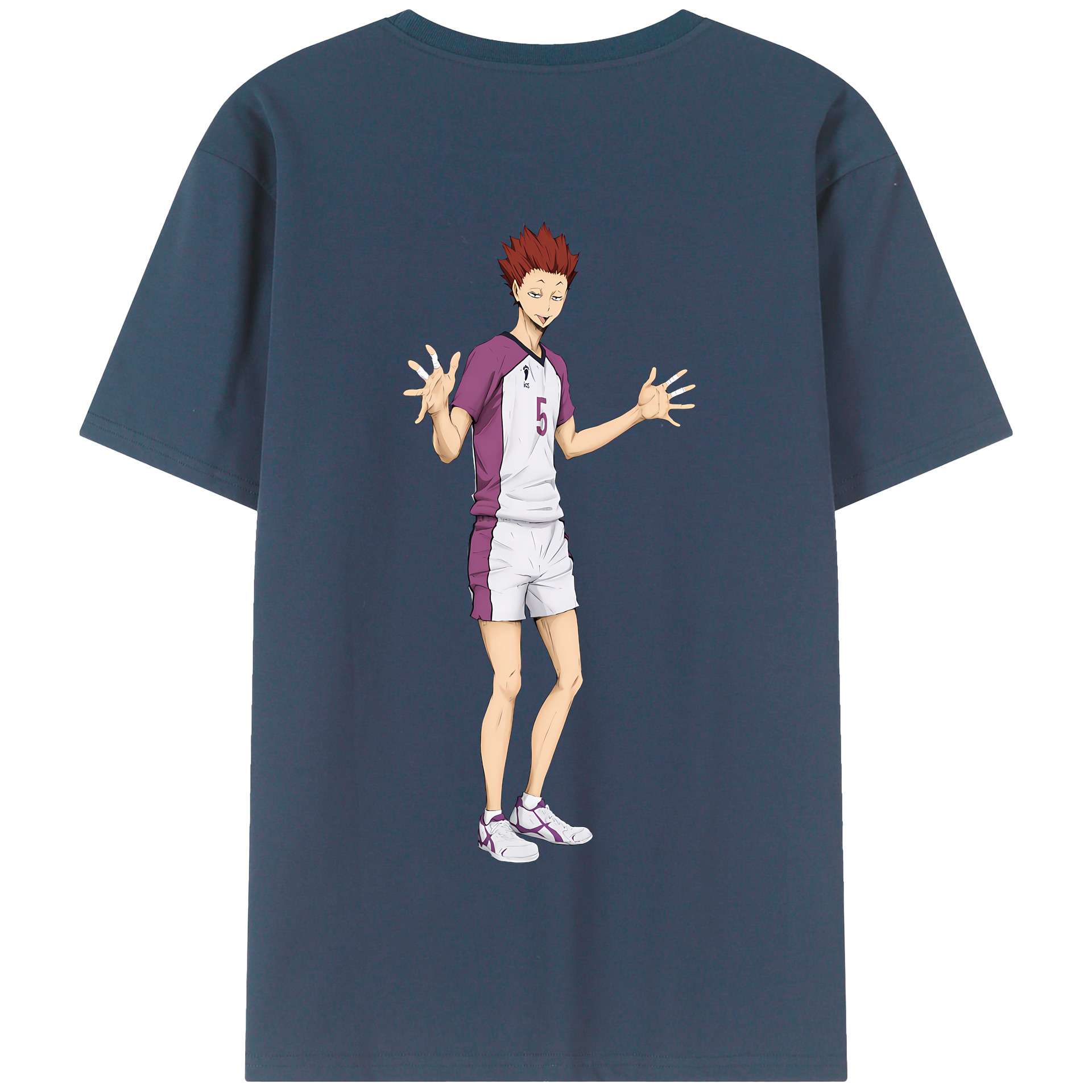 （画像用） ハイキュー!! Haikyu!! 綿100％半袖Tシャツ（背面プリント）