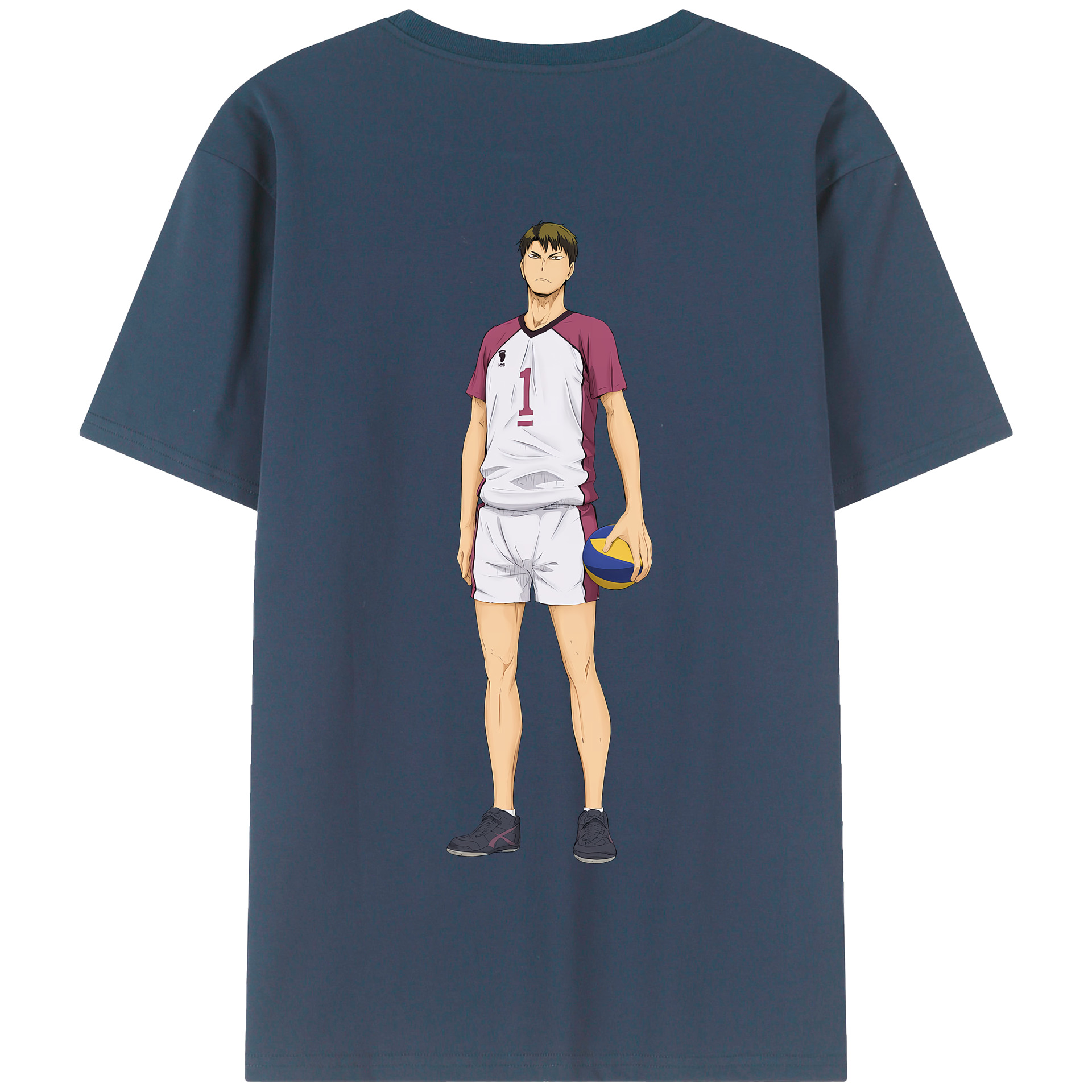 （画像用） ハイキュー!! Haikyu!! 綿100％半袖Tシャツ（背面プリント）