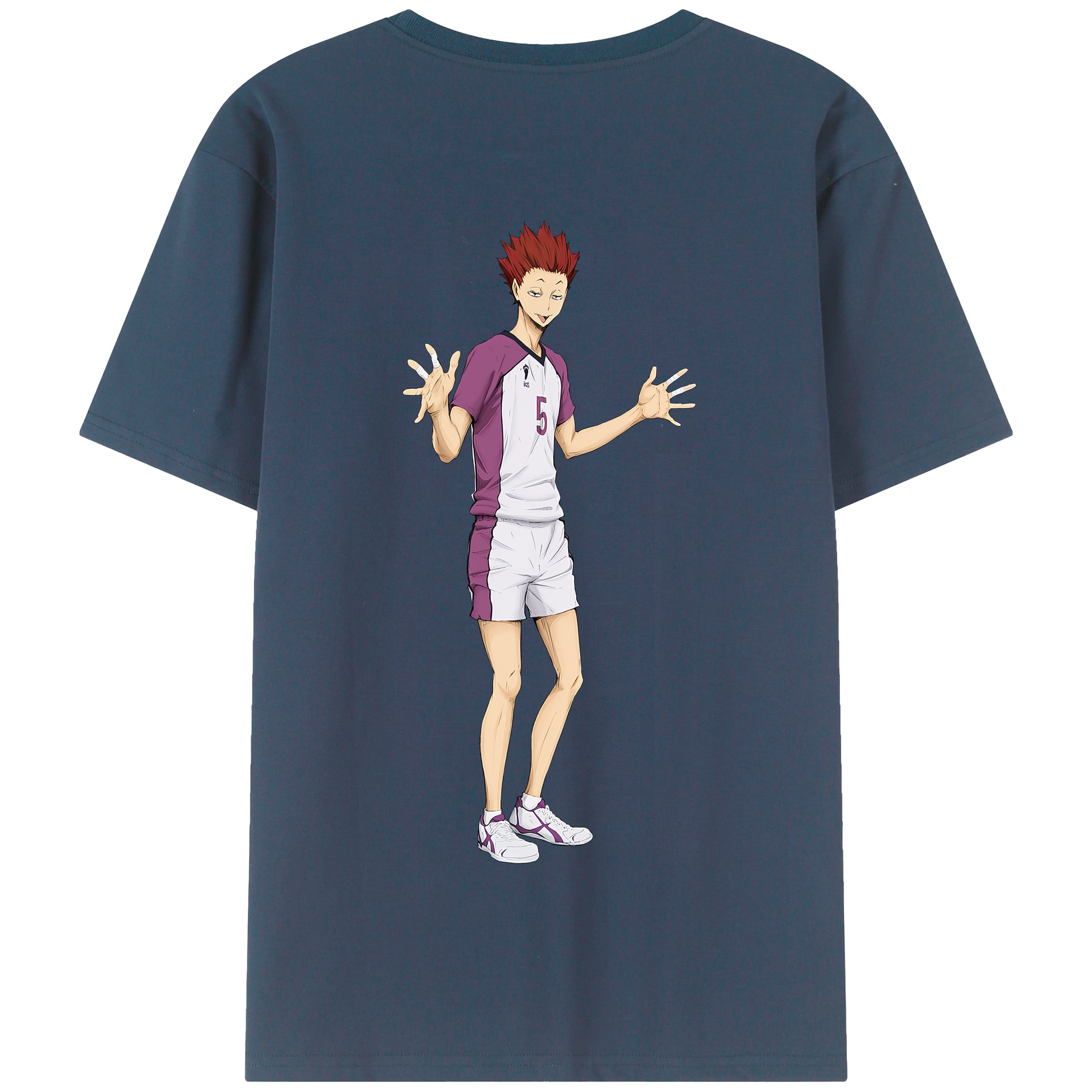 （画像用） ハイキュー!! Haikyu!! 綿100％半袖Tシャツ（背面プリント）