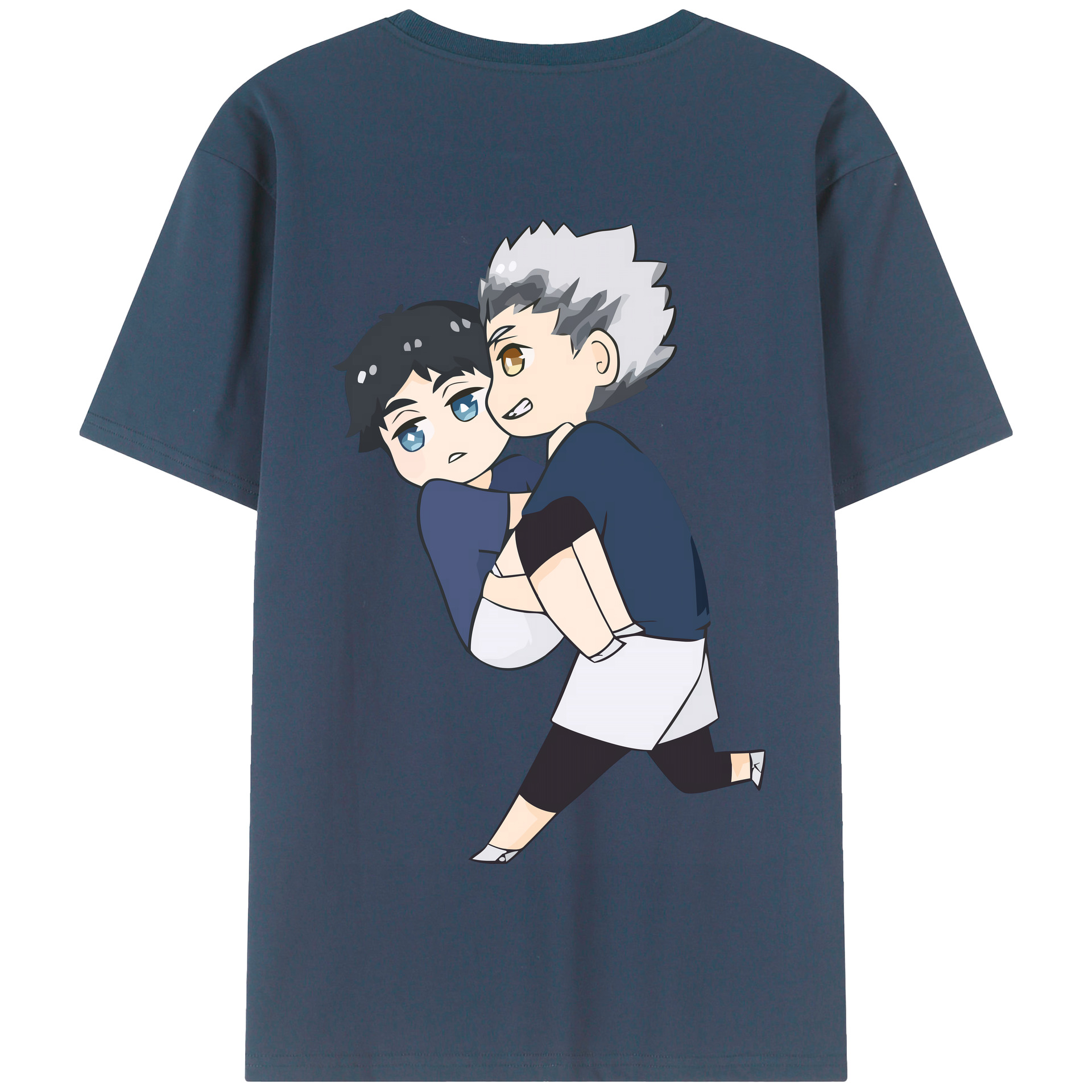 （画像用） ハイキュー!! Haikyu!! 綿100％半袖Tシャツ（背面プリント）