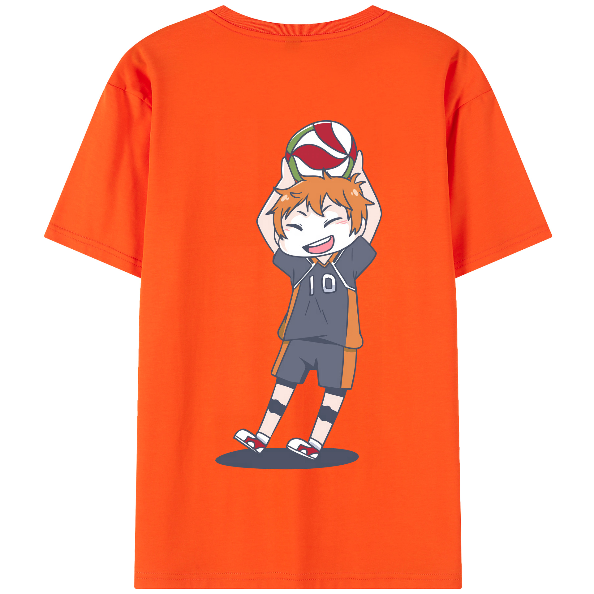 （画像用） ハイキュー!! Haikyu!! 綿100％半袖Tシャツ（背面プリント）