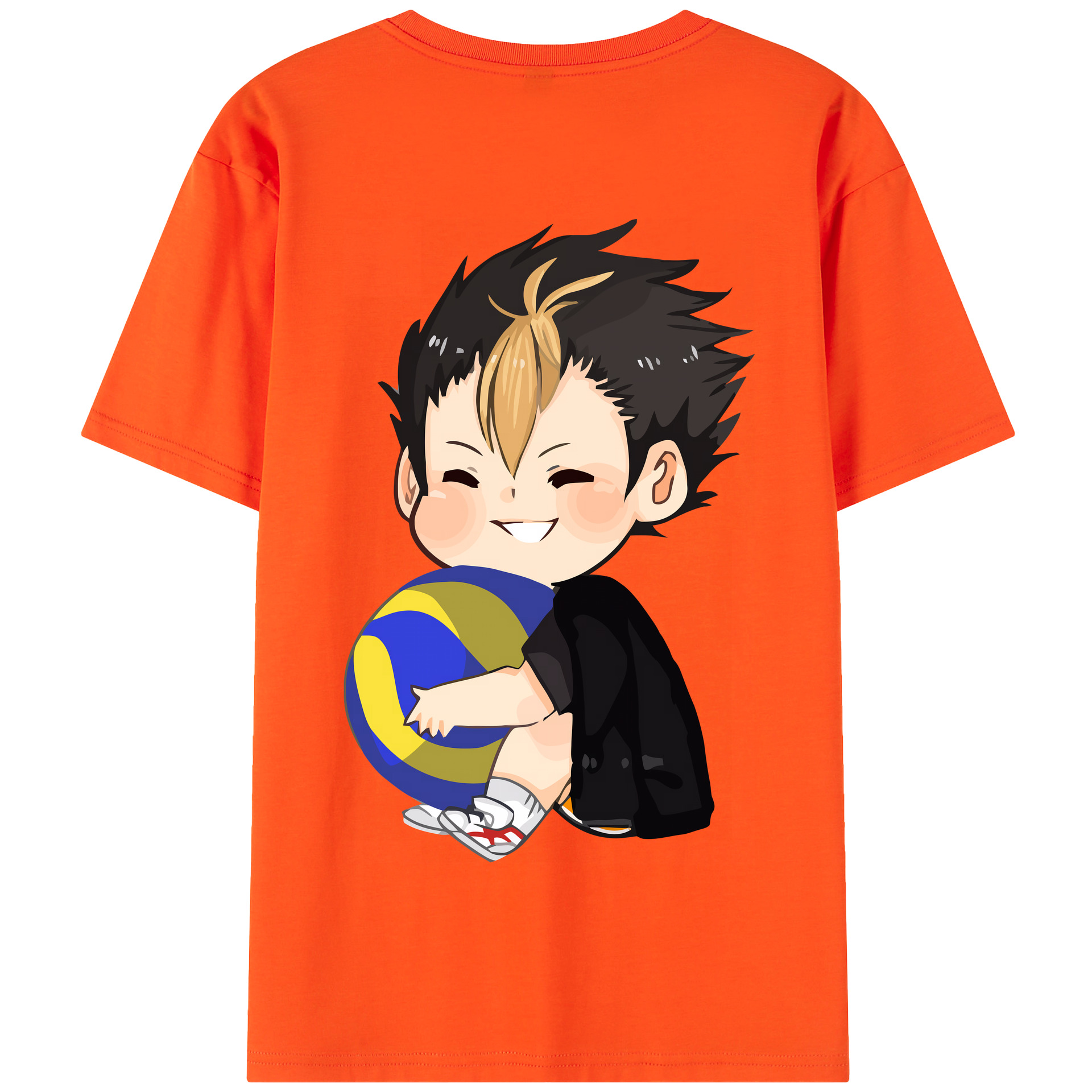 （画像用） ハイキュー!! Haikyu!! 綿100％半袖Tシャツ（背面プリント）