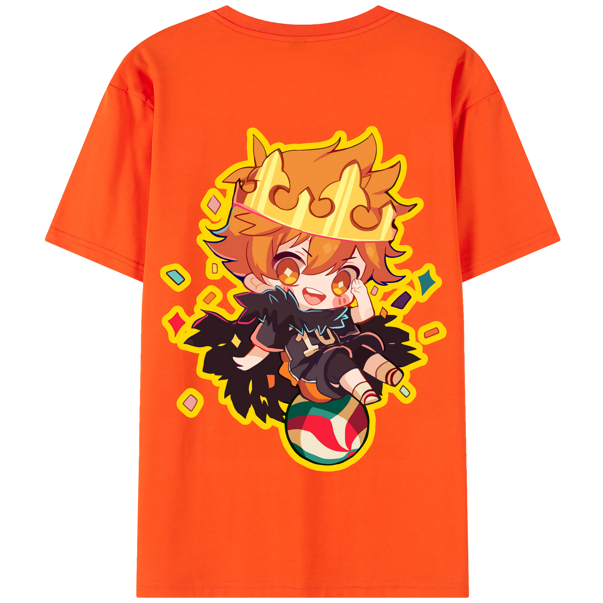 （画像用） ハイキュー!! Haikyu!! 綿100％半袖Tシャツ（背面プリント）