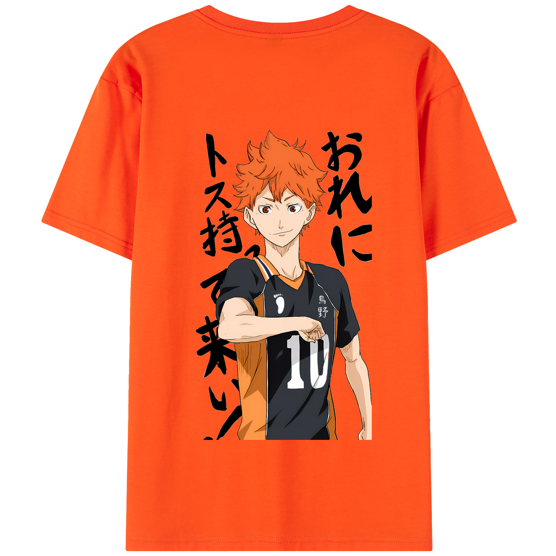 （画像用） ハイキュー!! Haikyu!! 綿100％半袖Tシャツ（背面プリント）