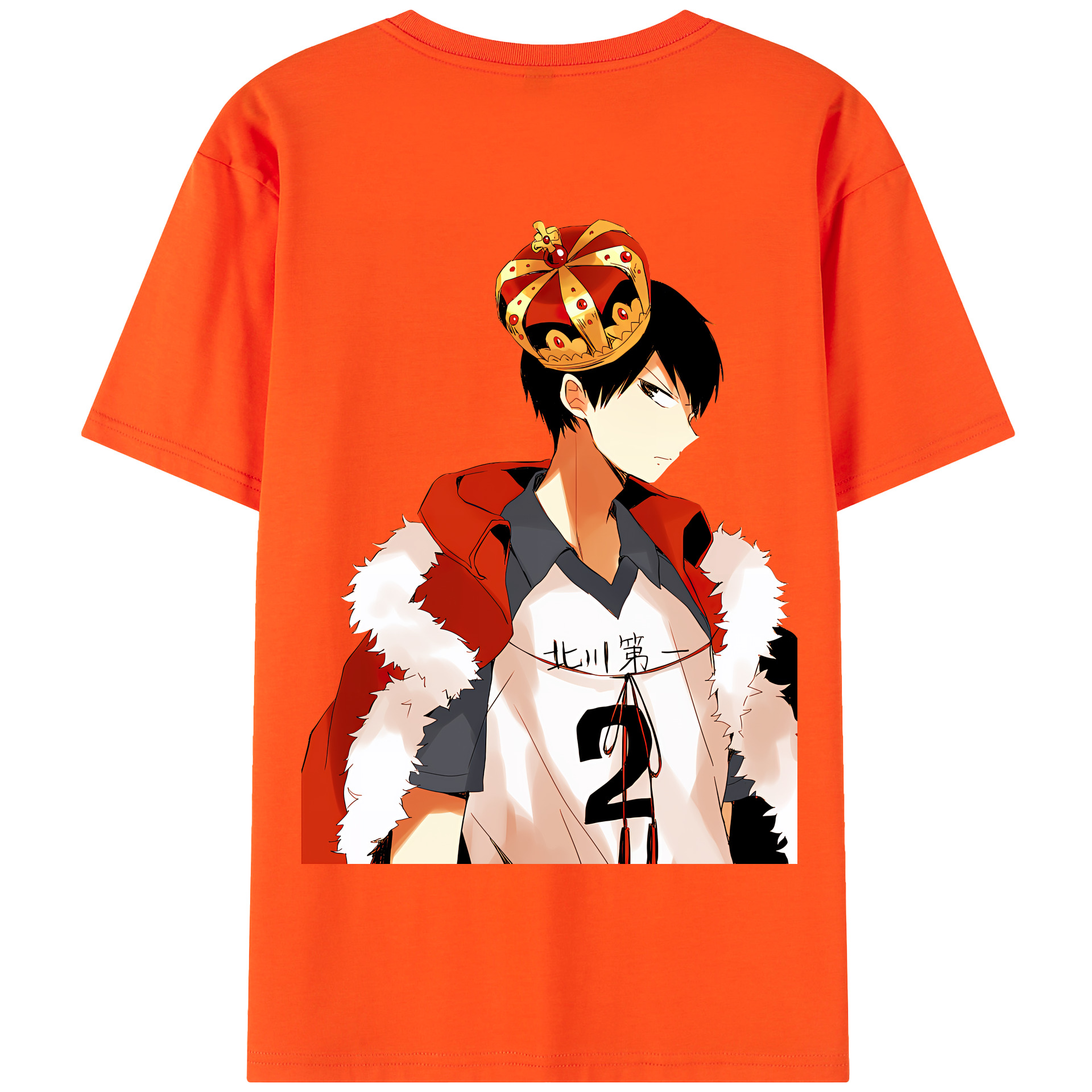 （画像用） ハイキュー!! Haikyu!! 綿100％半袖Tシャツ（背面プリント）