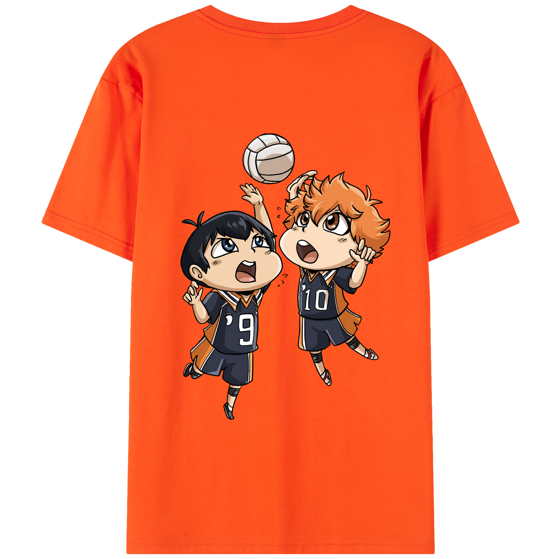 （画像用） ハイキュー!! Haikyu!! 綿100％半袖Tシャツ（背面プリント）