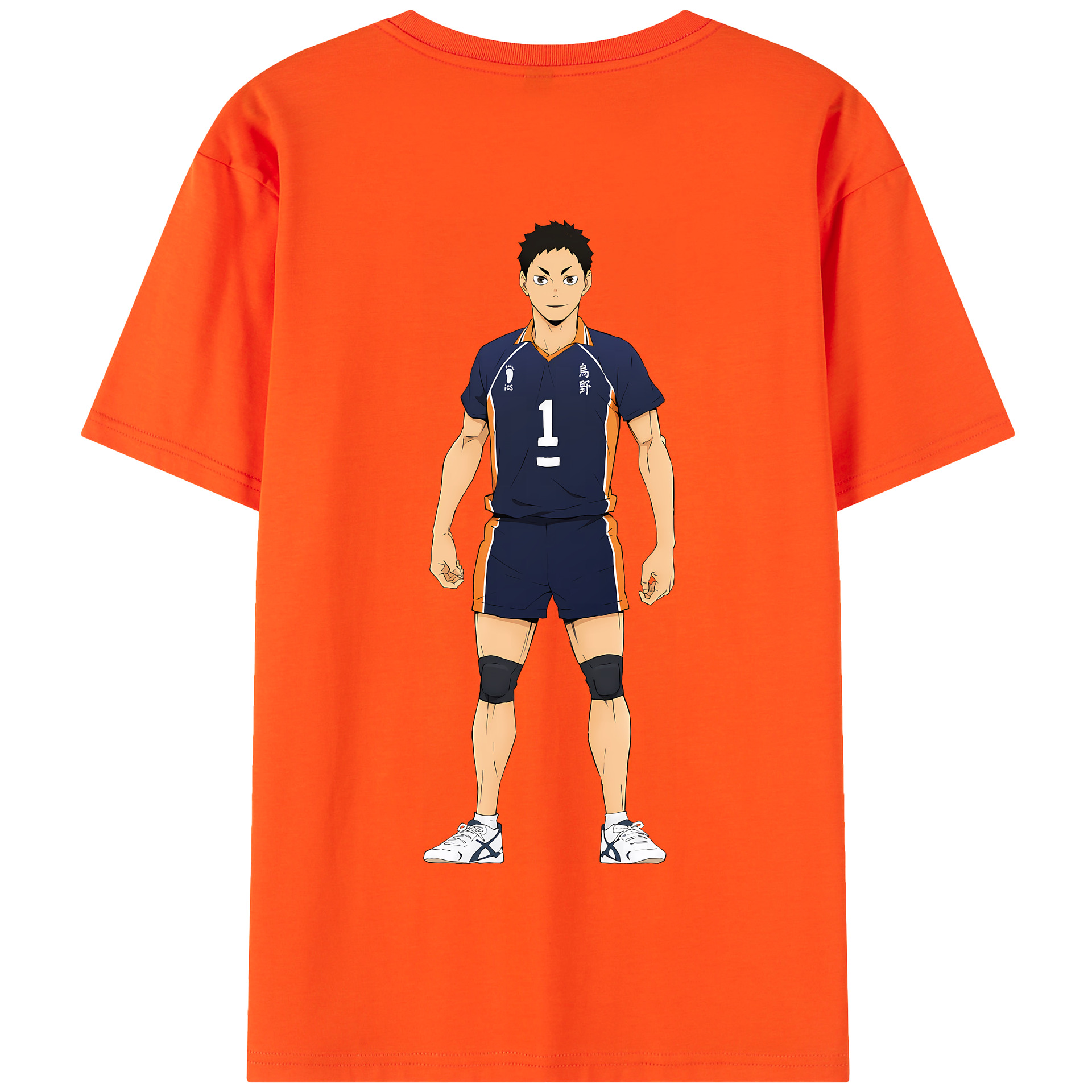 （画像用） ハイキュー!! Haikyu!! 綿100％半袖Tシャツ（背面プリント）