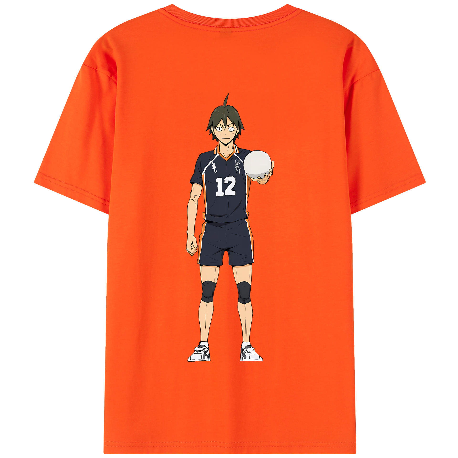 （画像用） ハイキュー!! Haikyu!! 綿100％半袖Tシャツ（背面プリント）