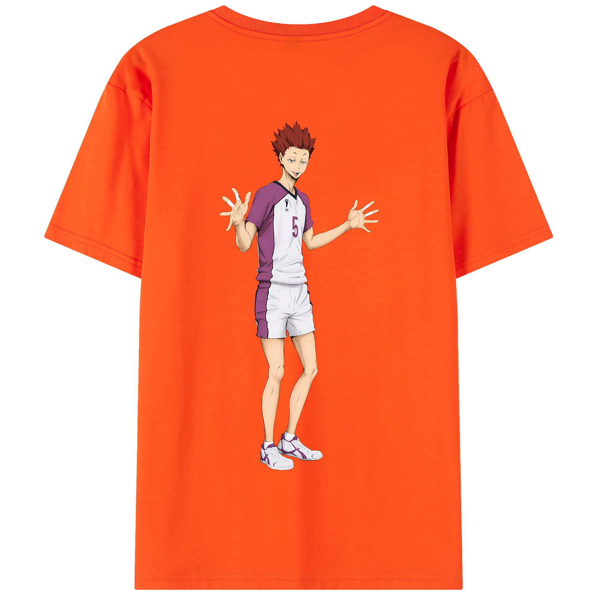 （画像用） ハイキュー!! Haikyu!! 綿100％半袖Tシャツ（背面プリント）