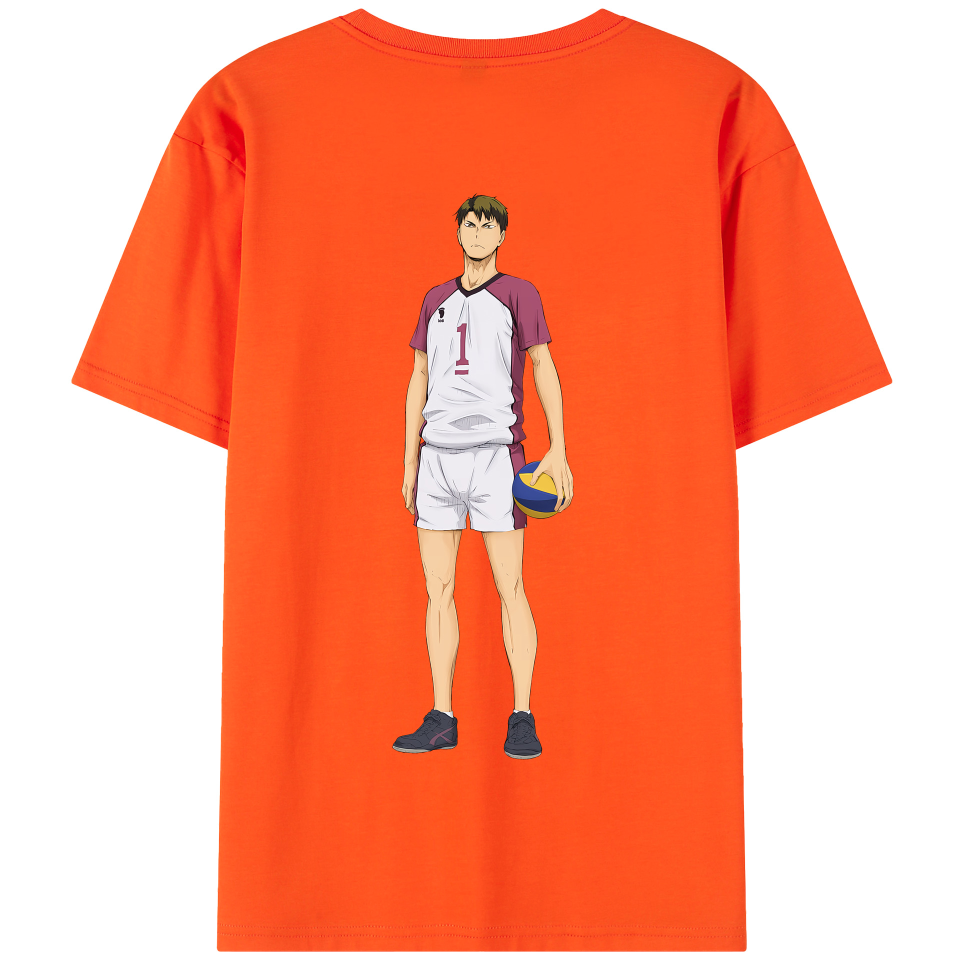 （画像用） ハイキュー!! Haikyu!! 綿100％半袖Tシャツ（背面プリント）