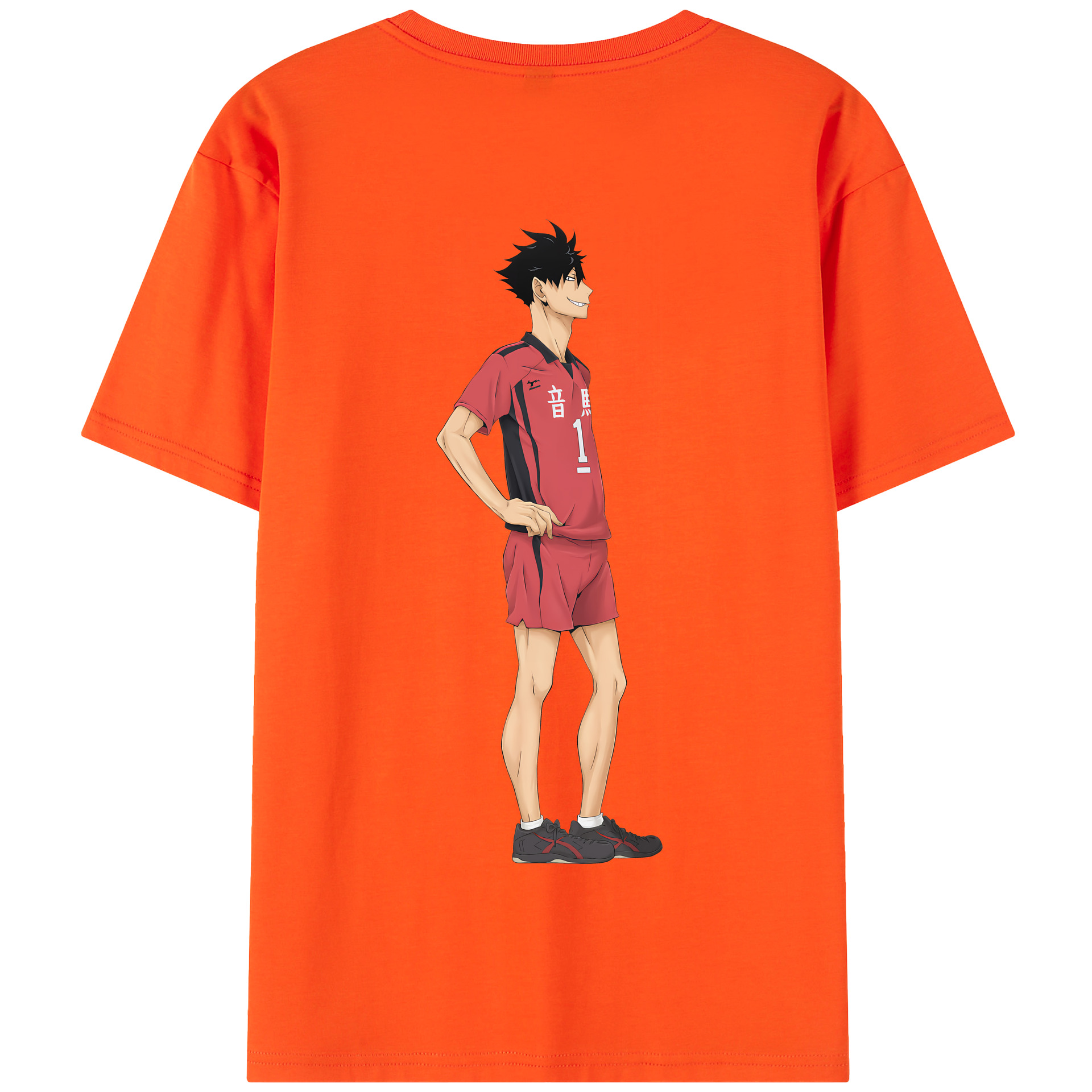 （画像用） ハイキュー!! Haikyu!! 綿100％半袖Tシャツ（背面プリント）