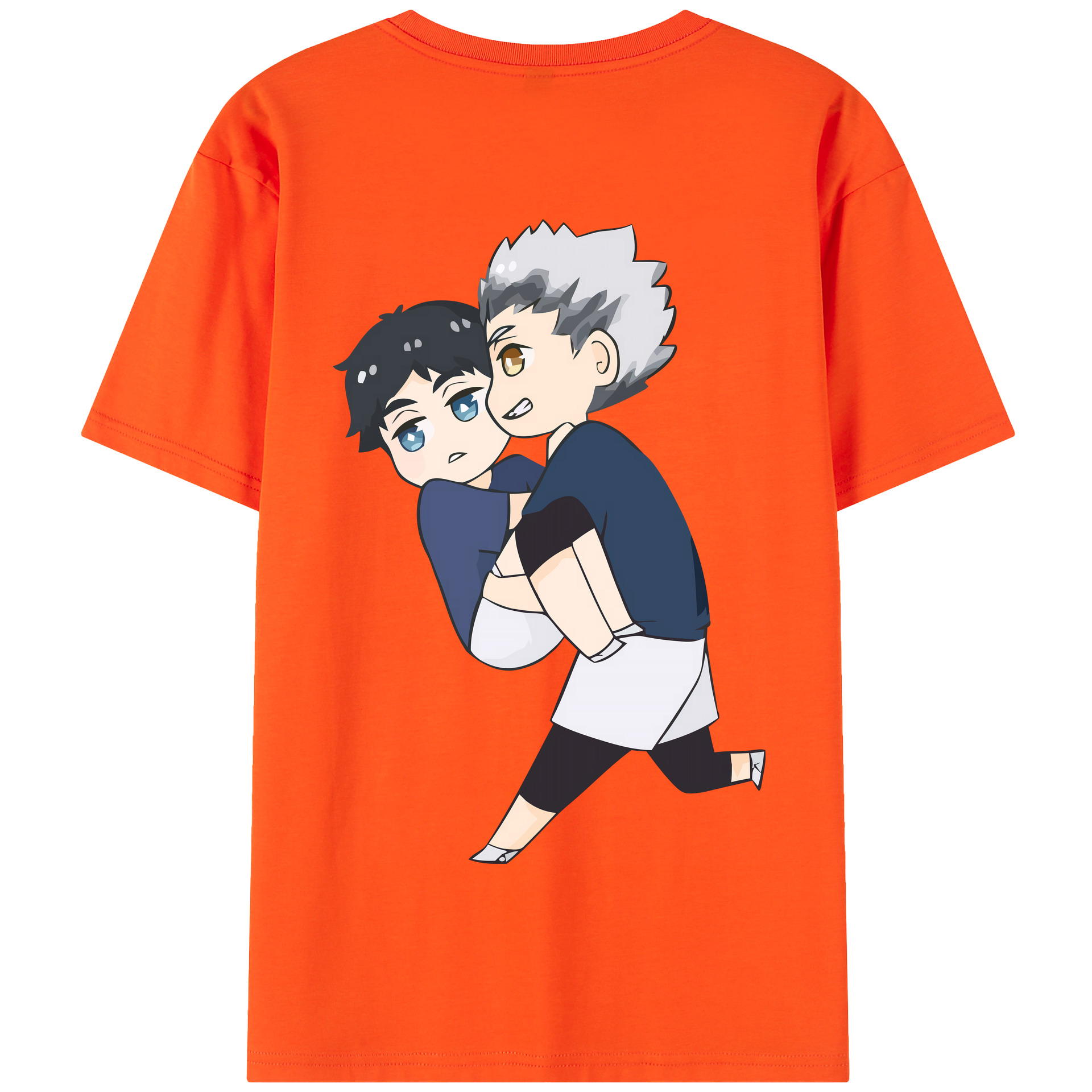 （画像用） ハイキュー!! Haikyu!! 綿100％半袖Tシャツ（背面プリント）