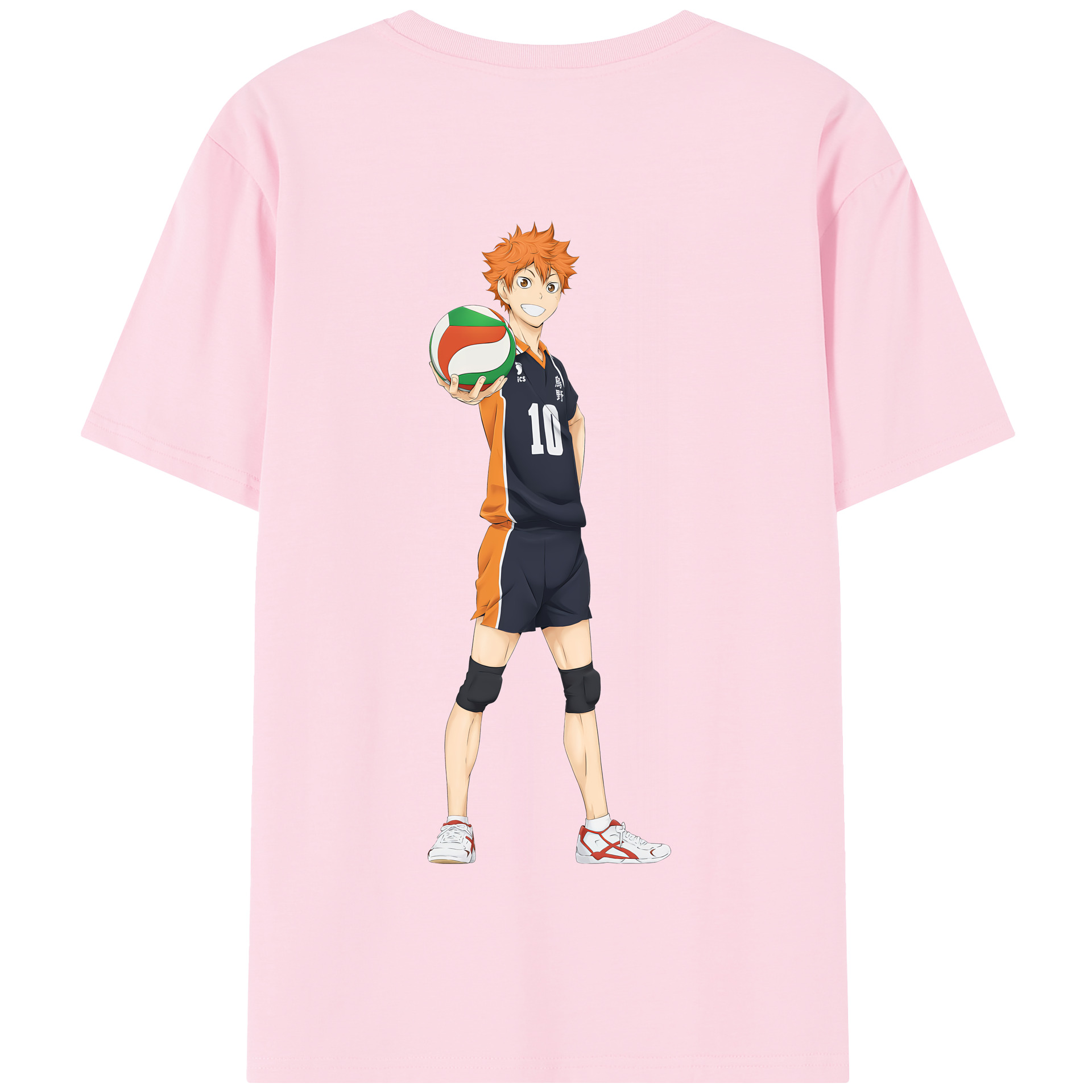 （画像用） ハイキュー!! Haikyu!! 綿100％半袖Tシャツ（背面プリント）