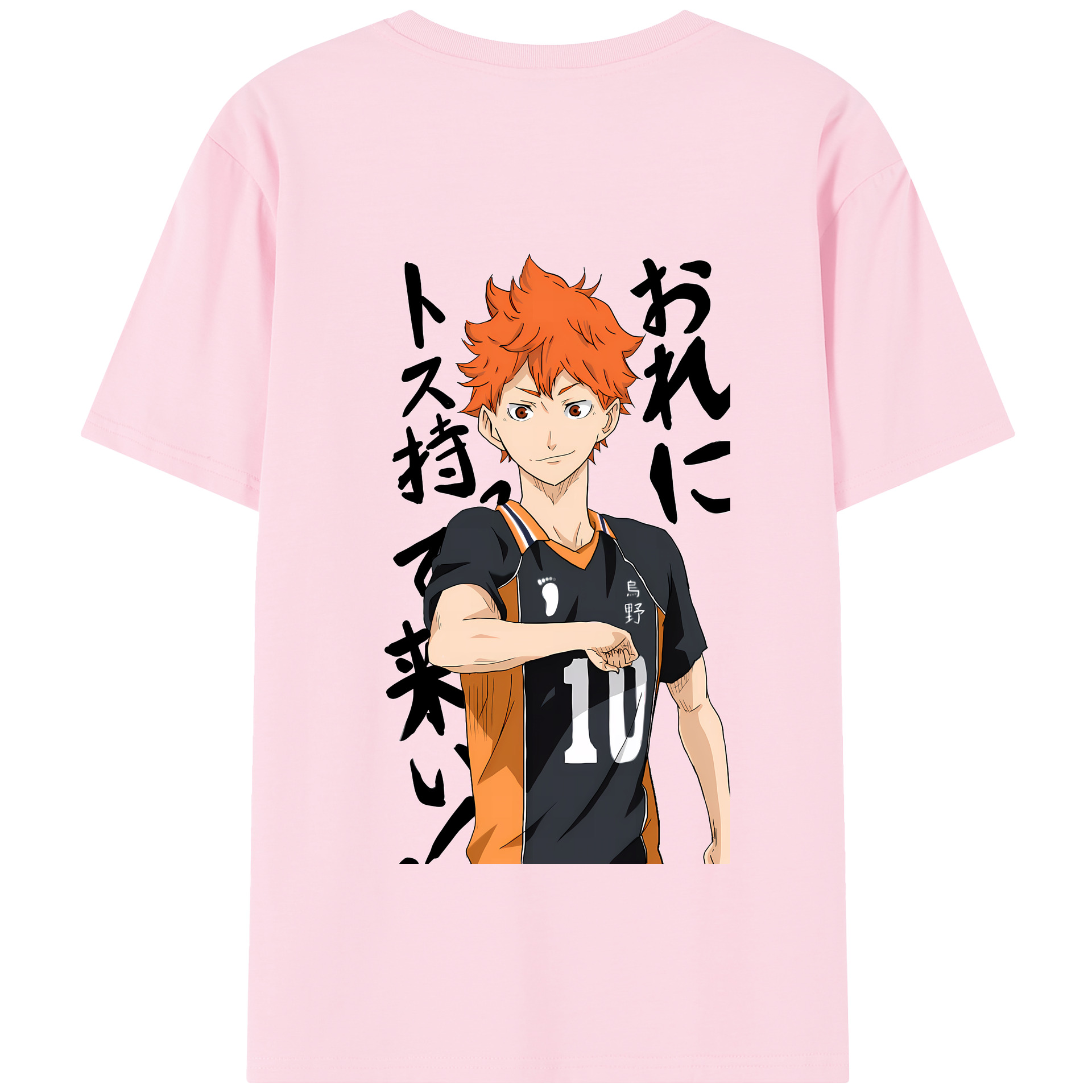（画像用） ハイキュー!! Haikyu!! 綿100％半袖Tシャツ（背面プリント）