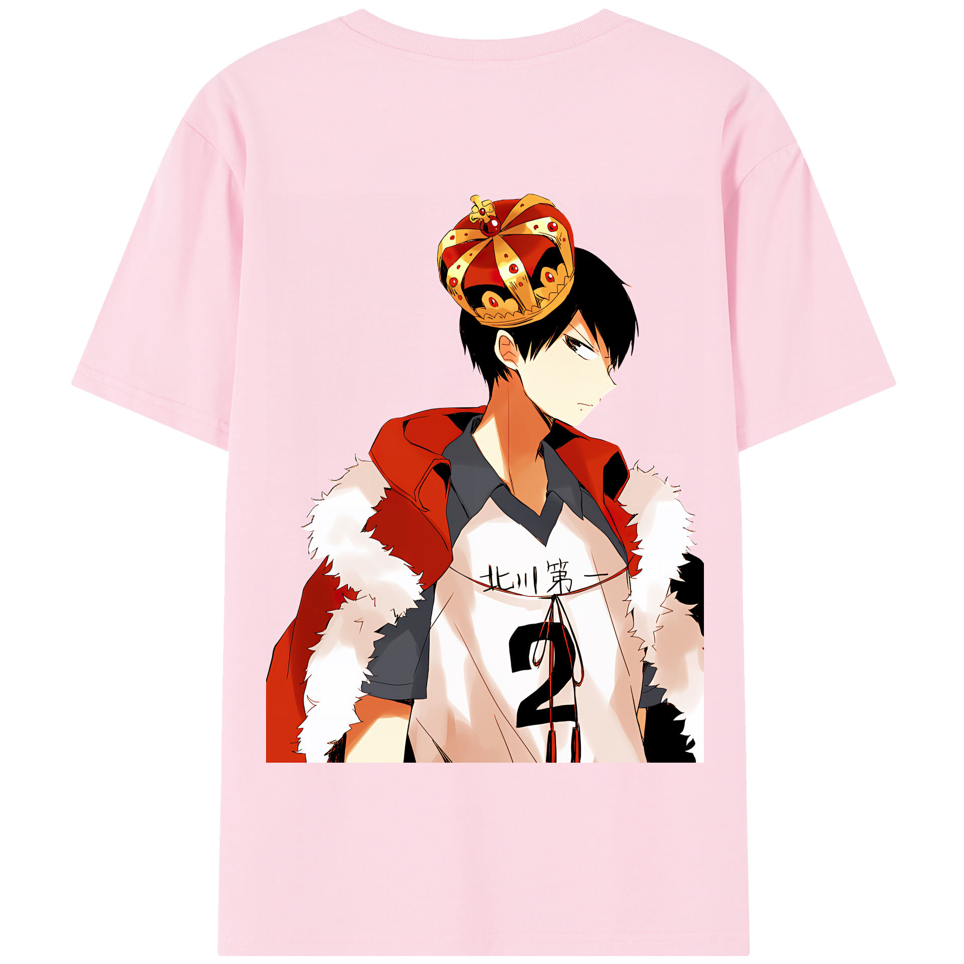 （画像用） ハイキュー!! Haikyu!! 綿100％半袖Tシャツ（背面プリント）