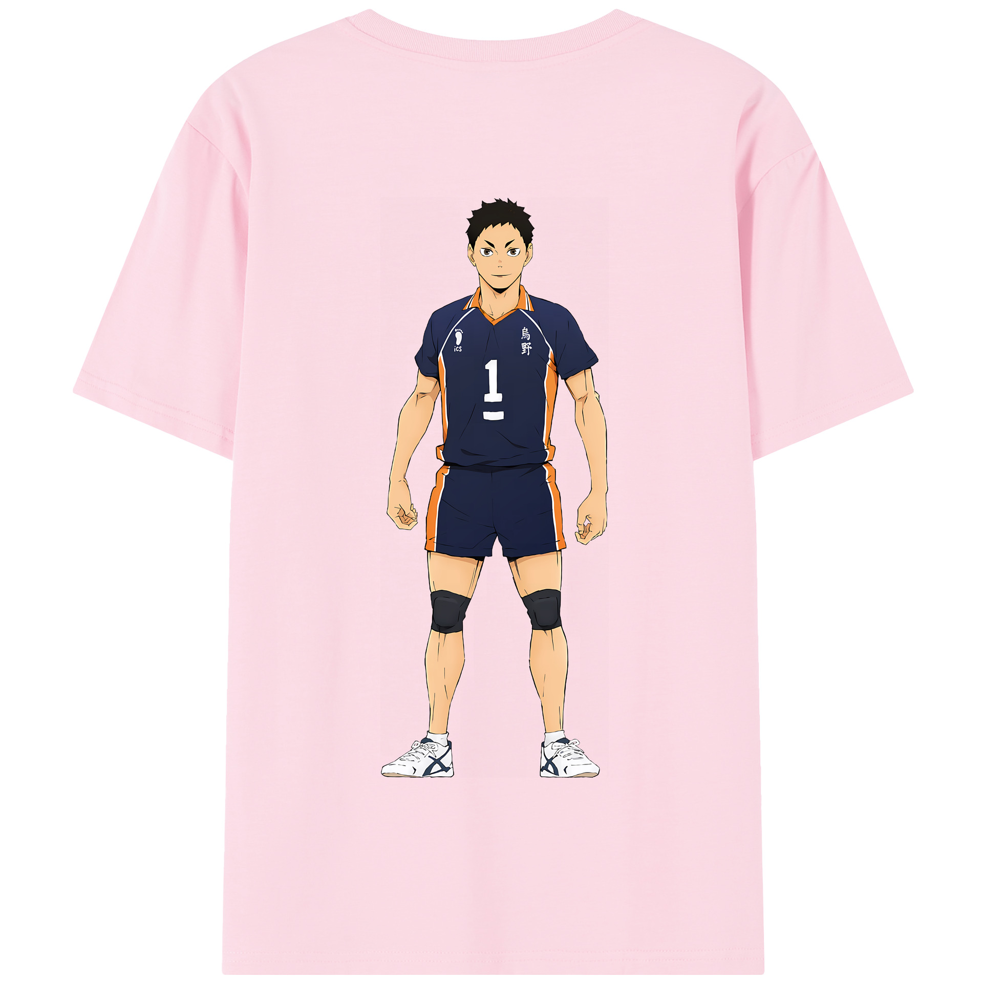 （画像用） ハイキュー!! Haikyu!! 綿100％半袖Tシャツ（背面プリント）