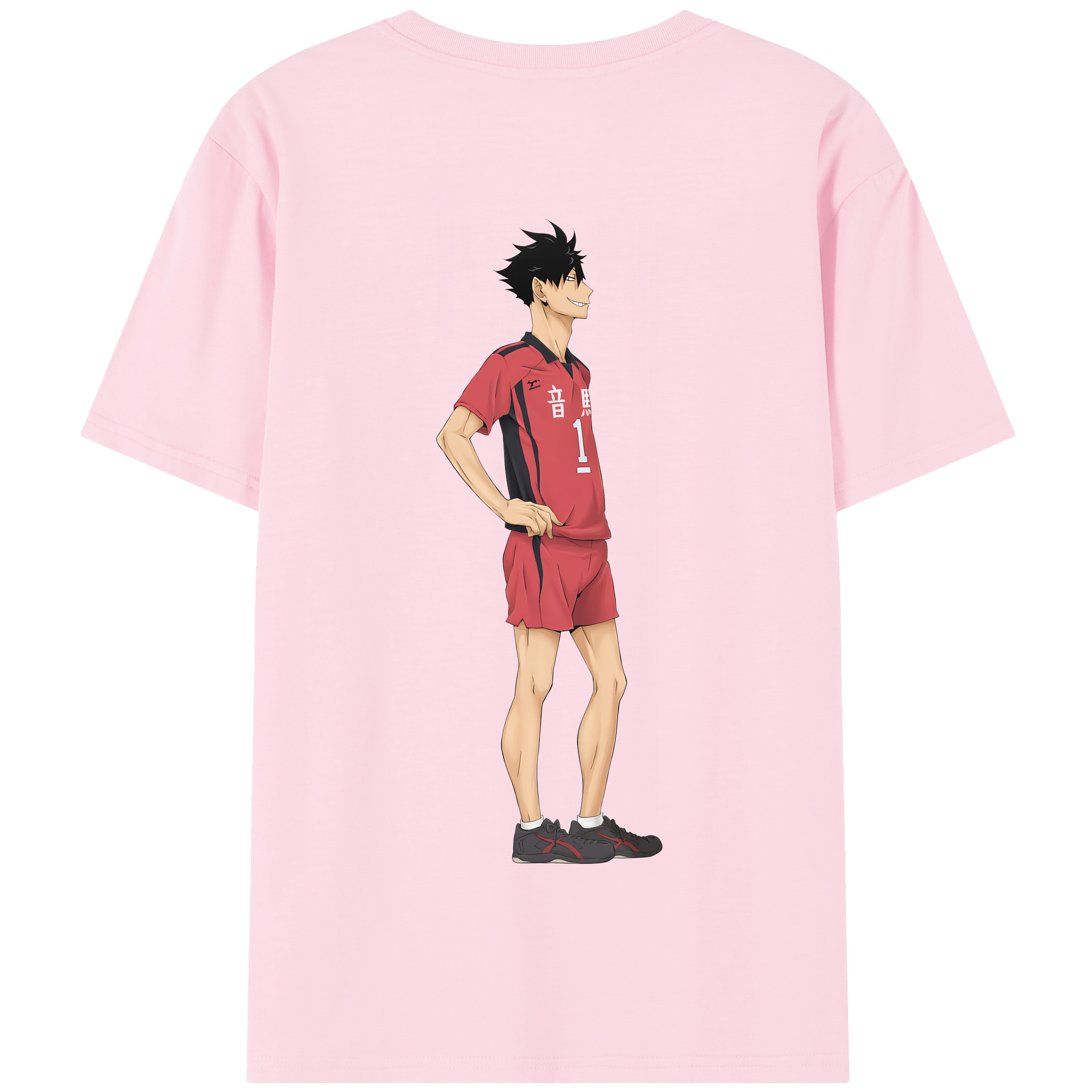 （画像用） ハイキュー!! Haikyu!! 綿100％半袖Tシャツ（背面プリント）