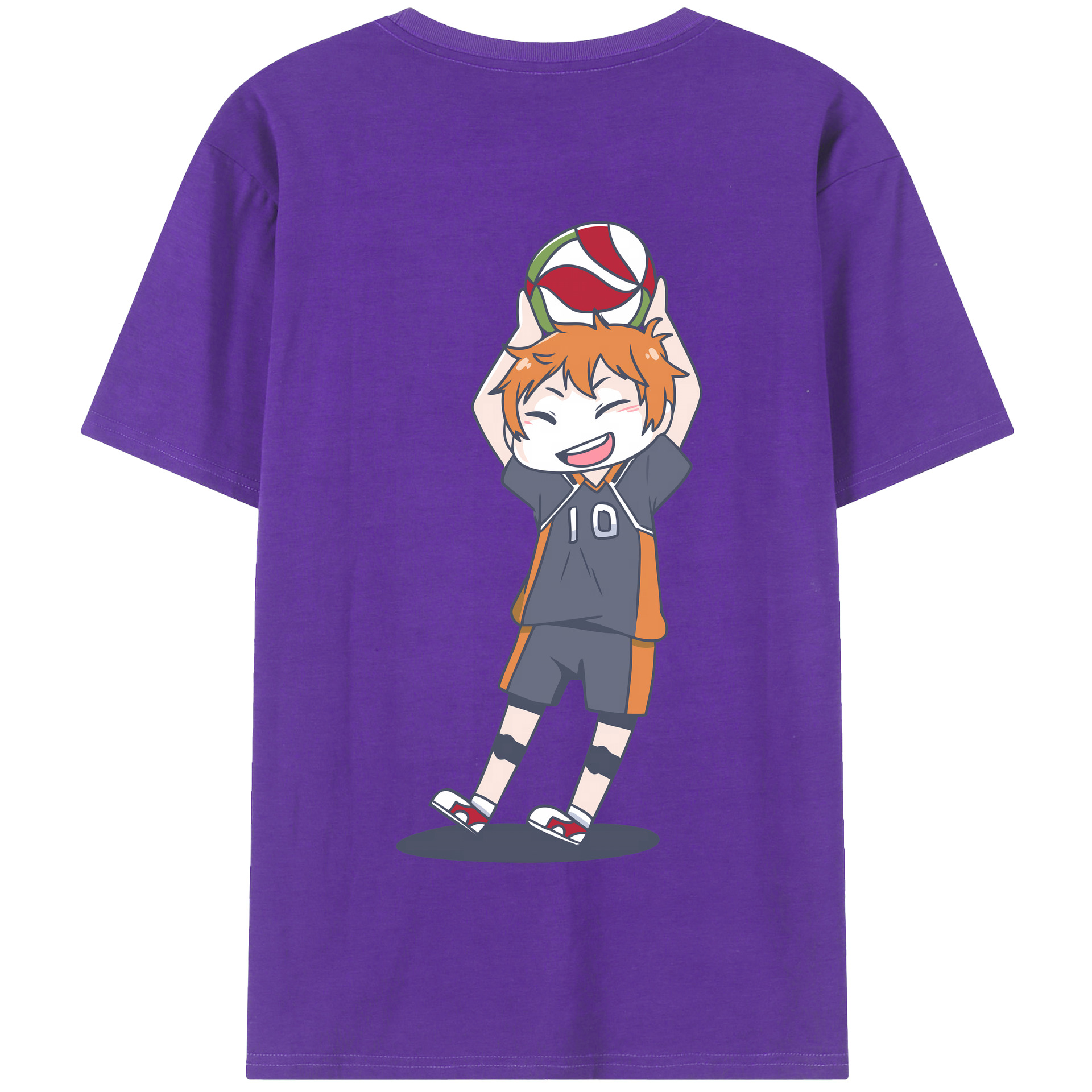 （画像用） ハイキュー!! Haikyu!! 綿100％半袖Tシャツ（背面プリント）