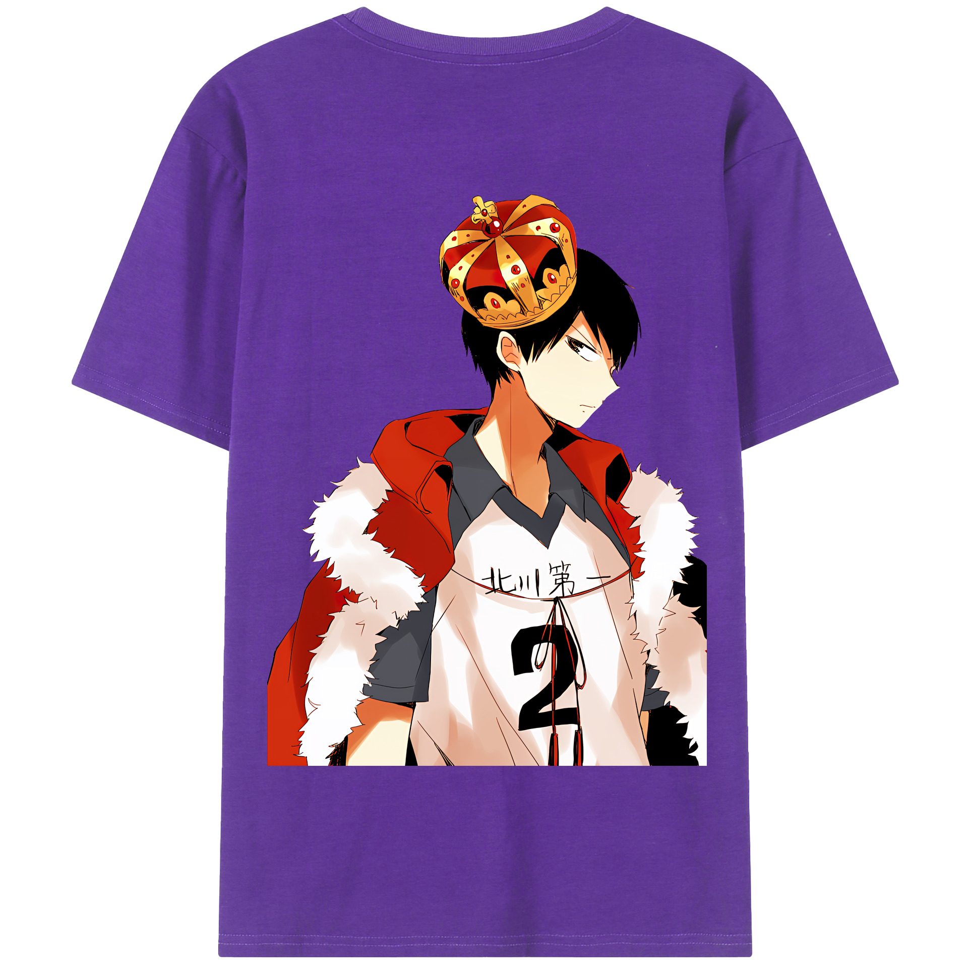 （画像用） ハイキュー!! Haikyu!! 綿100％半袖Tシャツ（背面プリント）