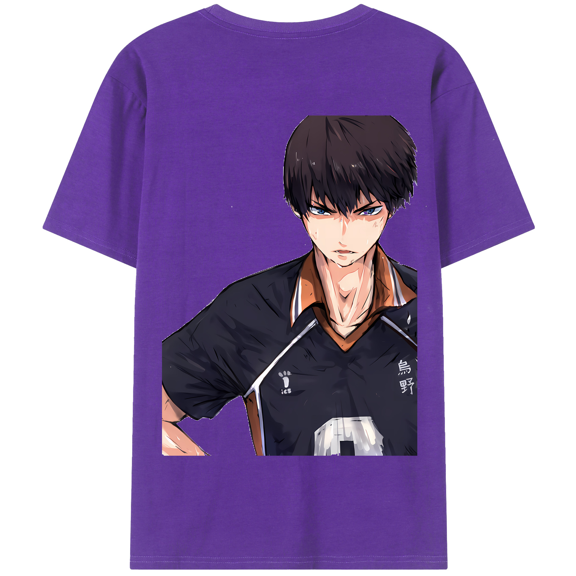 （画像用） ハイキュー!! Haikyu!! 綿100％半袖Tシャツ（背面プリント）