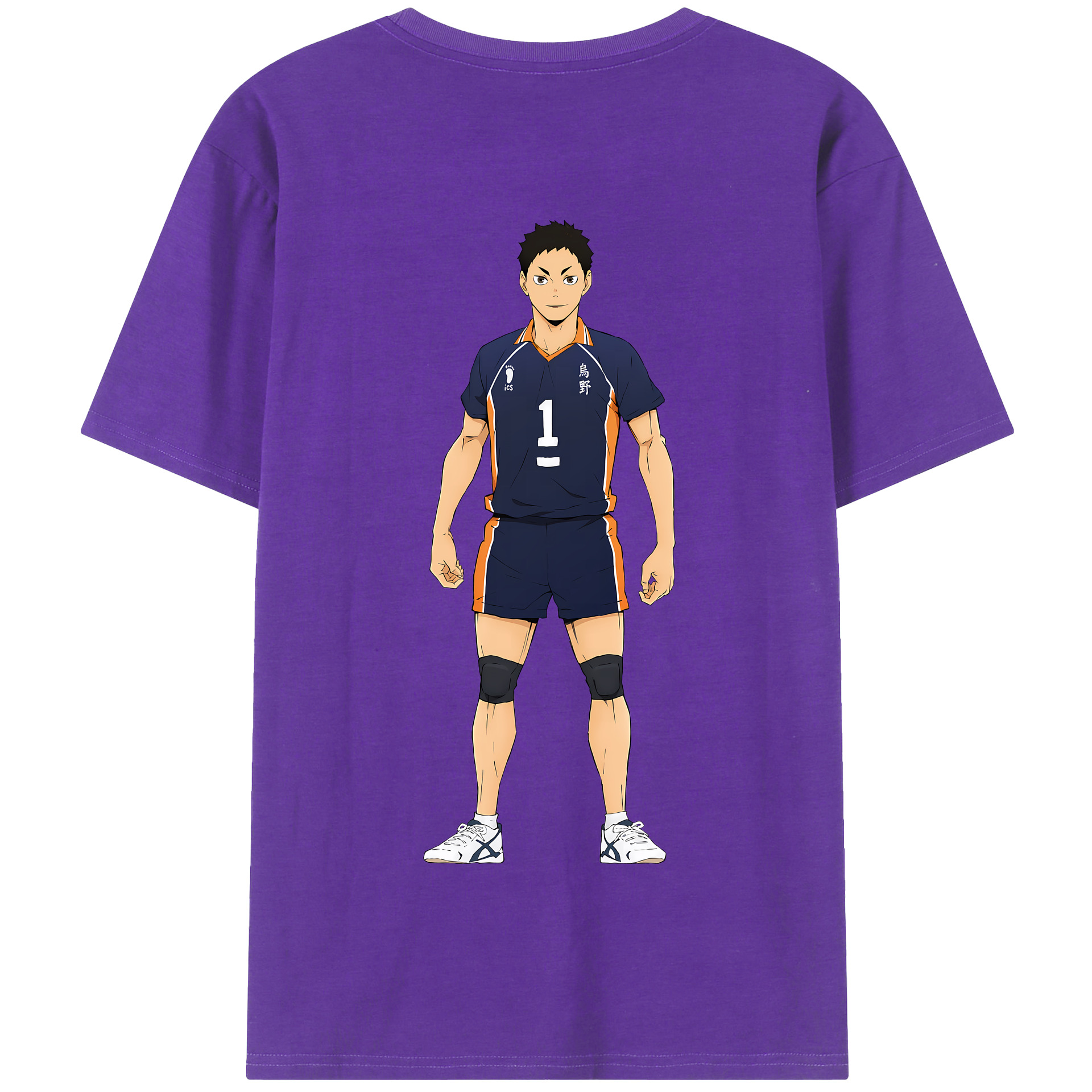 （画像用） ハイキュー!! Haikyu!! 綿100％半袖Tシャツ（背面プリント）