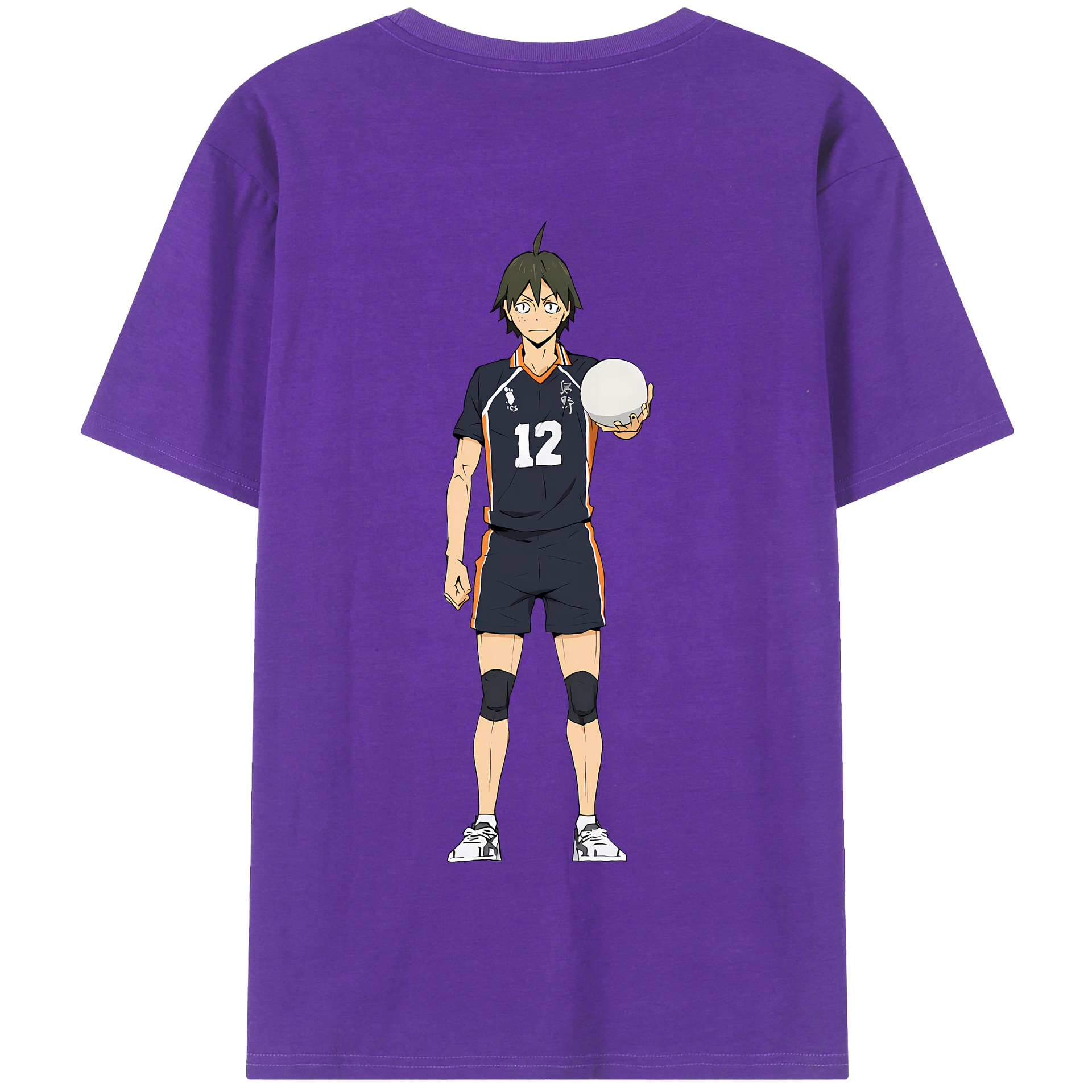 （画像用） ハイキュー!! Haikyu!! 綿100％半袖Tシャツ（背面プリント）